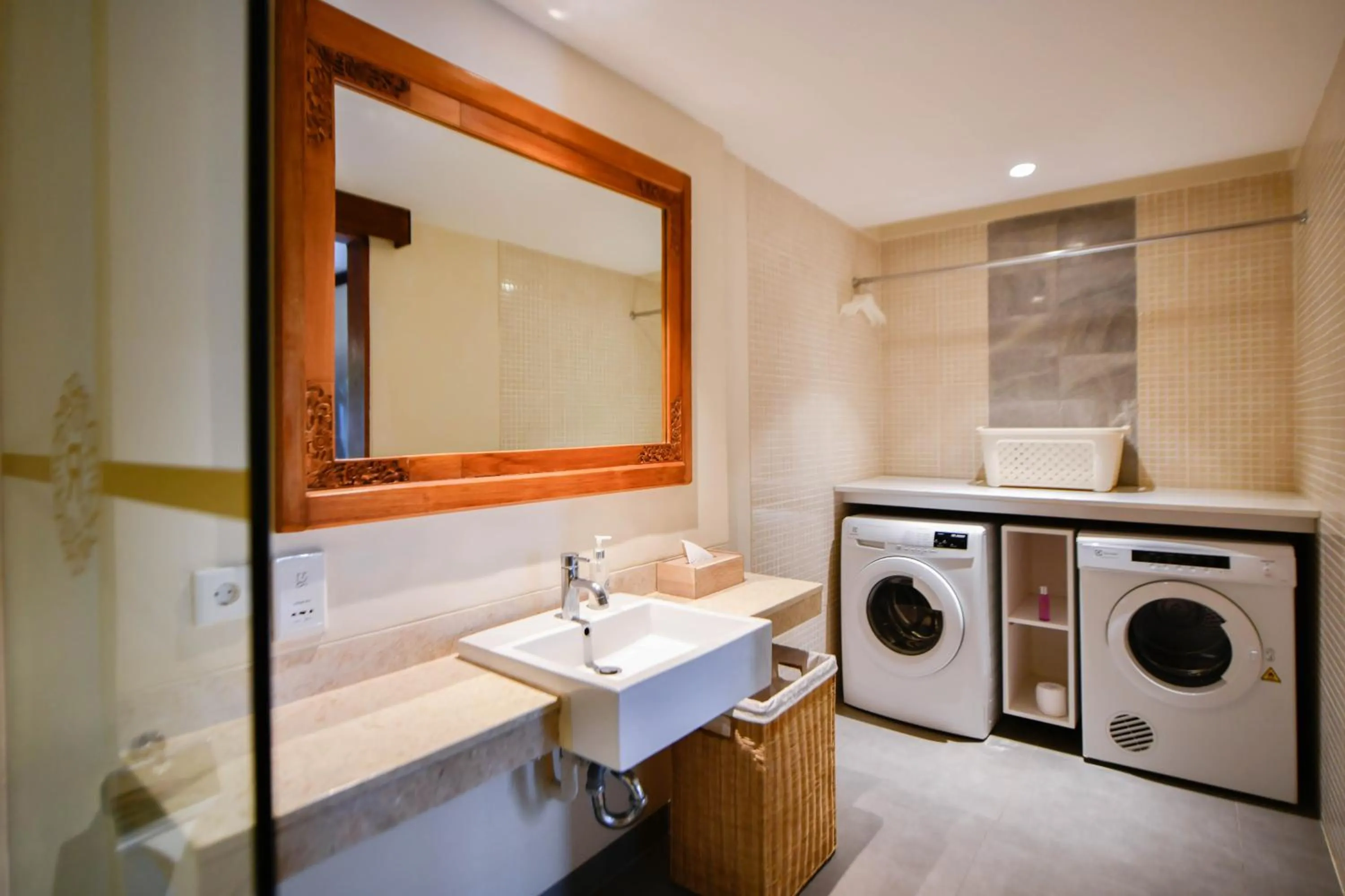 washing machine in Rama Residence Seminyak