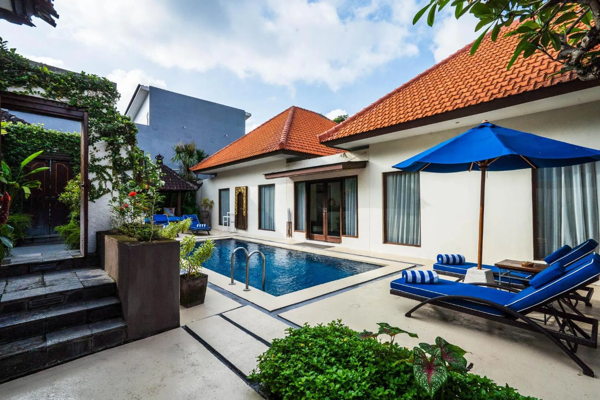 Pool view in Rama Residence Seminyak