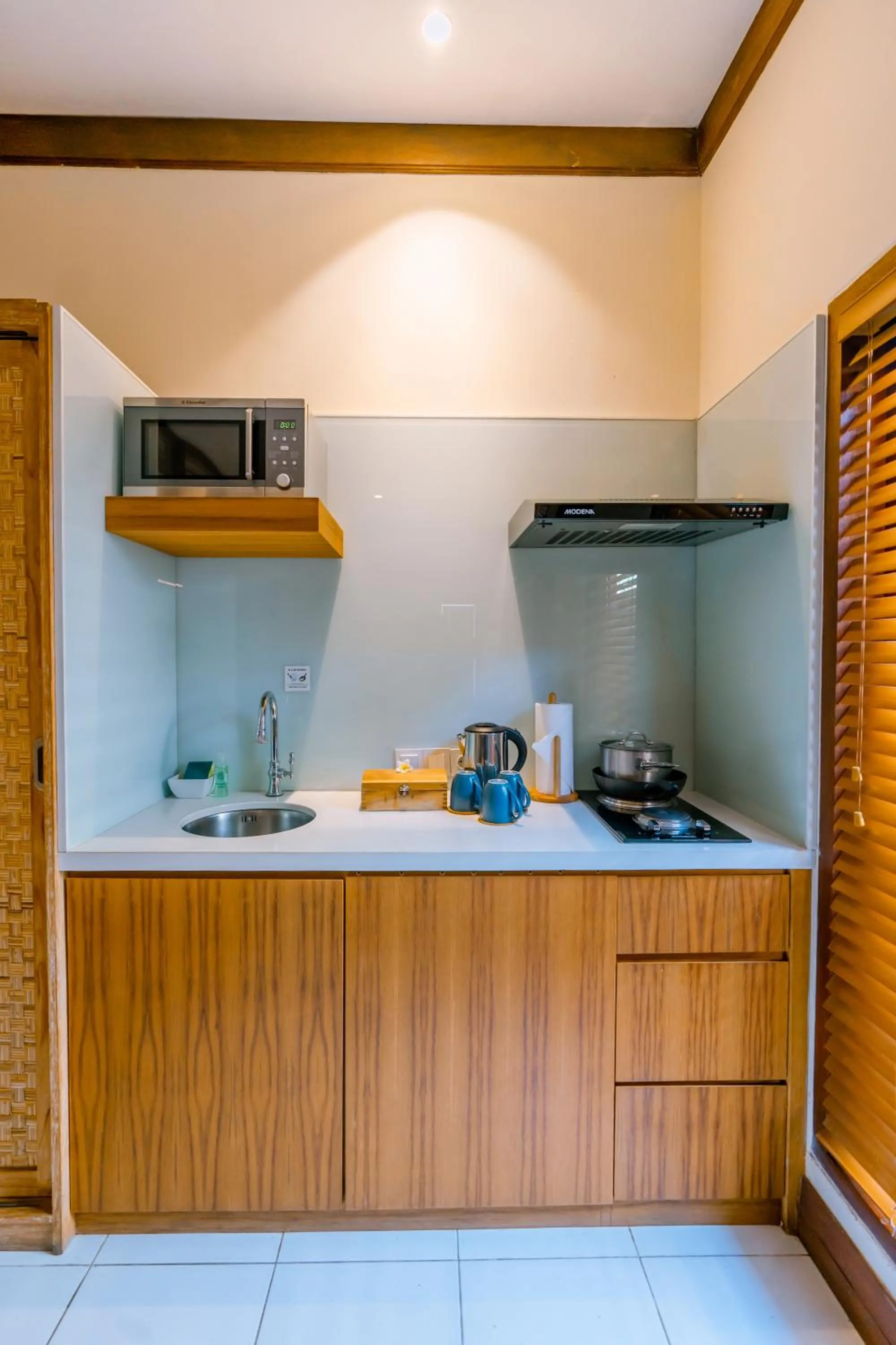 kitchen in Rama Residence Seminyak