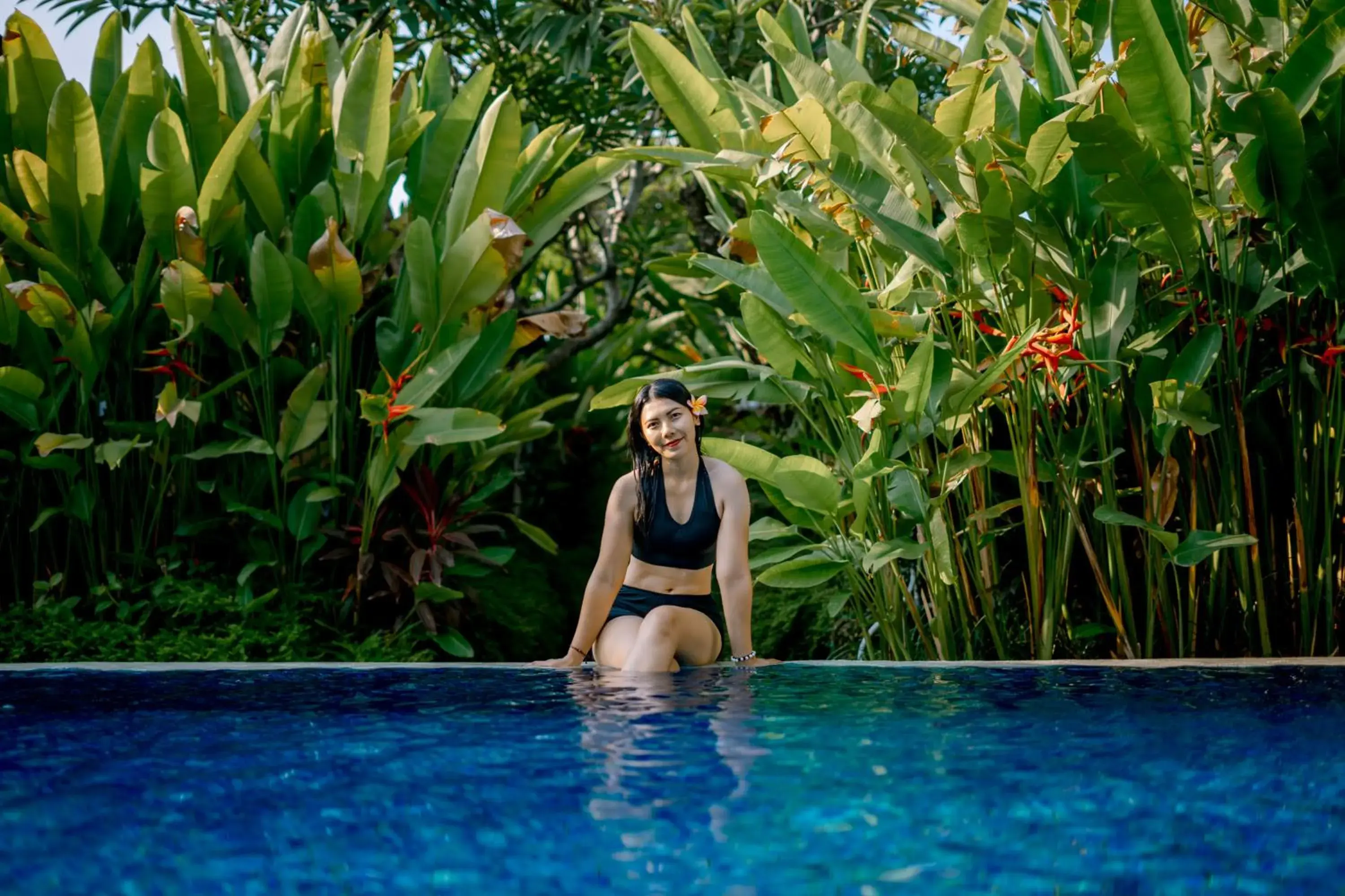 Garden view in Rama Residence Seminyak Garden view in Rama Residence Seminyak