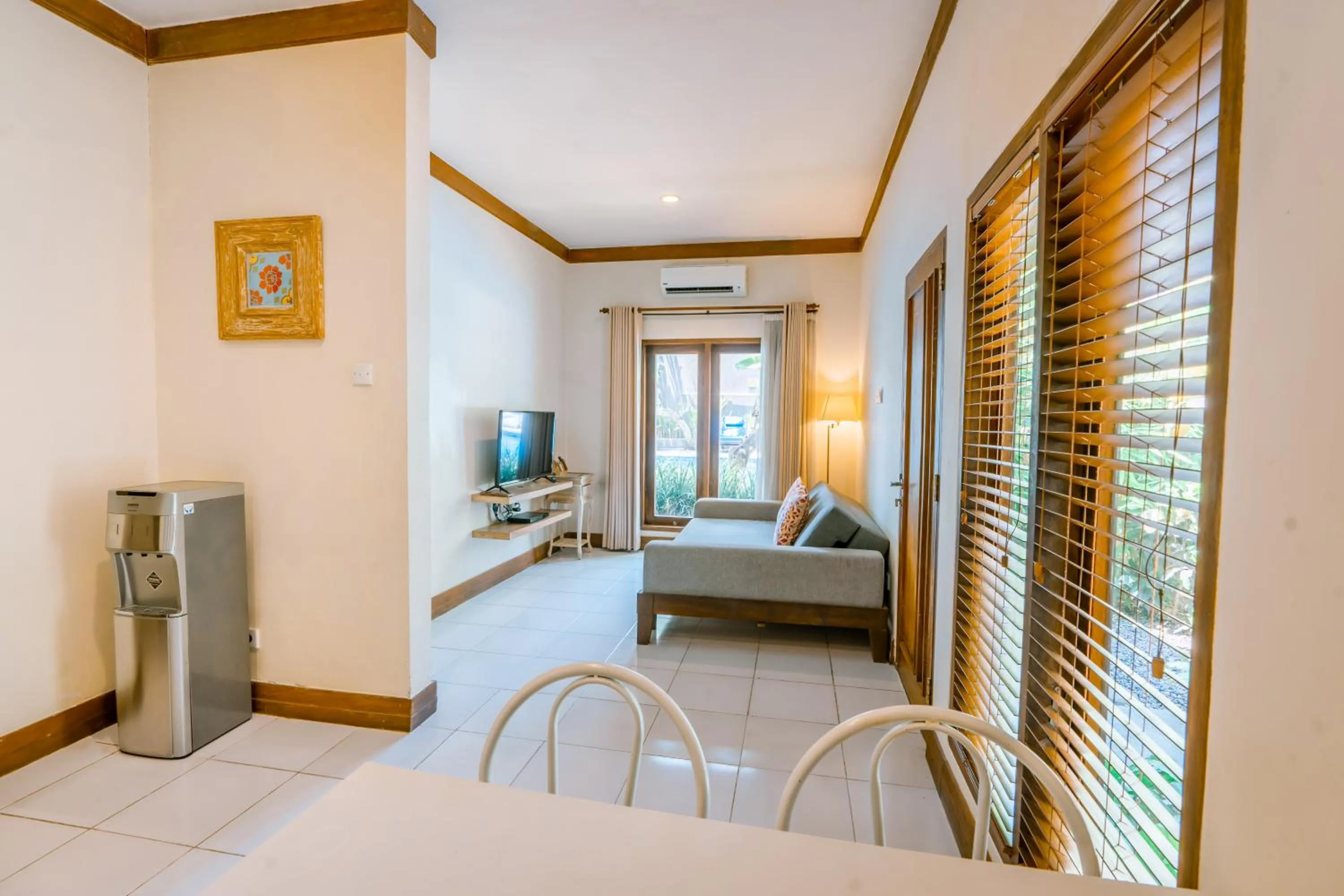 Living room, Bed in Rama Residence Seminyak