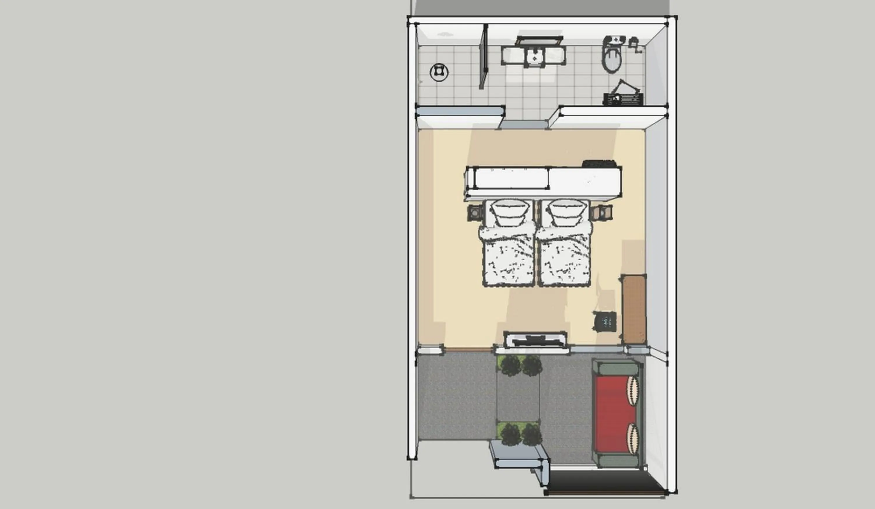 Photo of the whole room in Rama Residence Seminyak