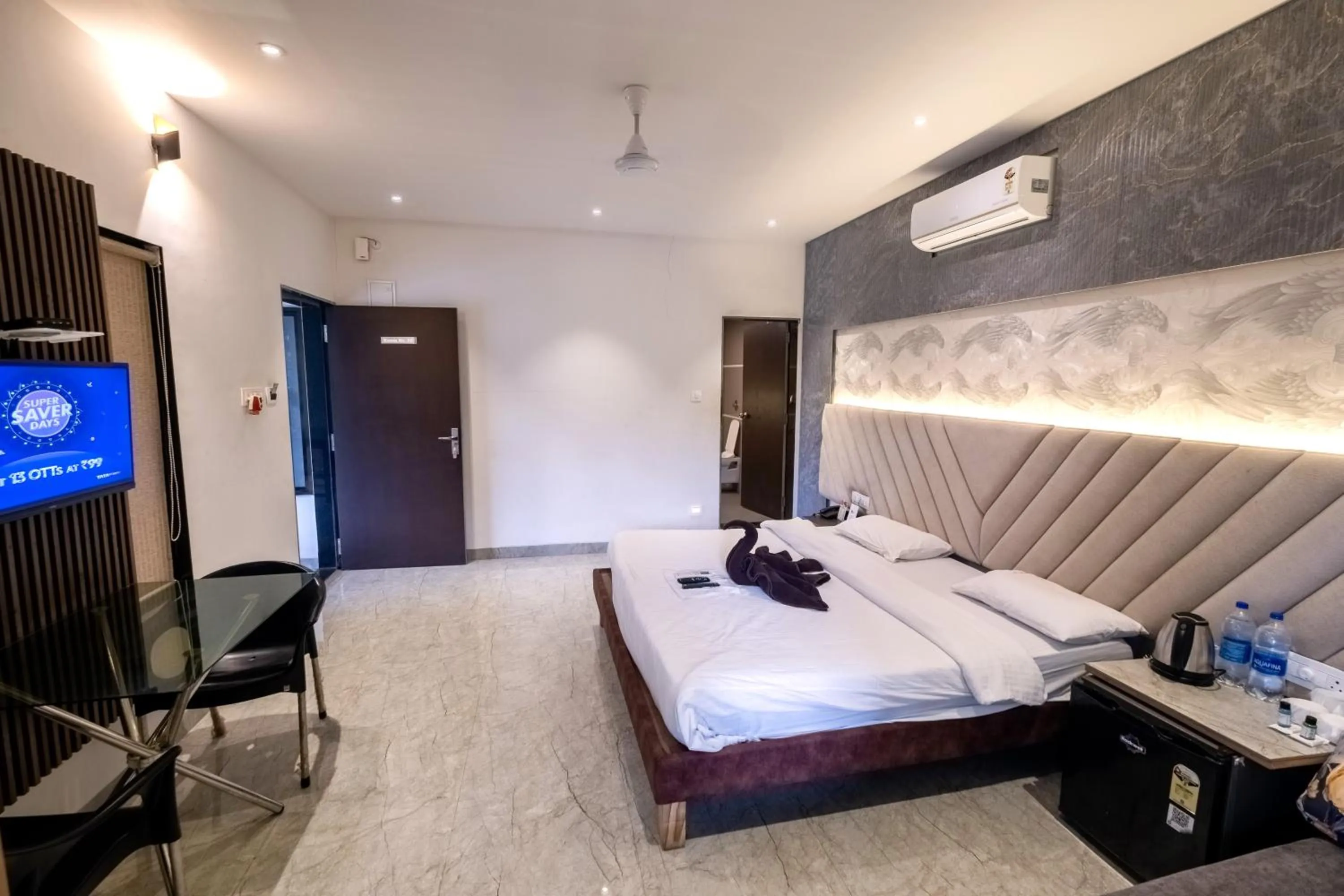 Photo of the whole room, Bed in Sanidhya Beach Resort & Spa