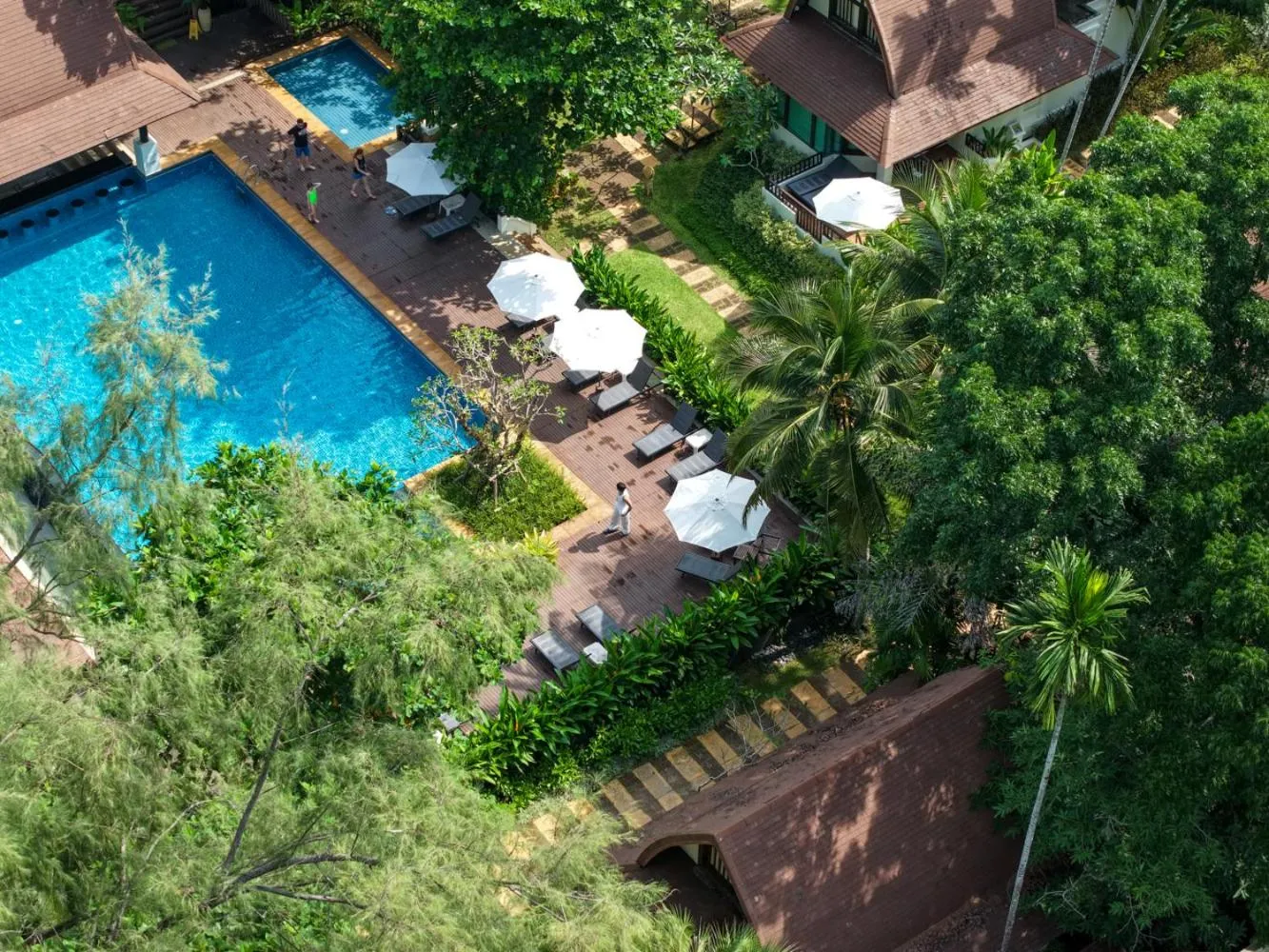 Pool view in Barali Beach Resort Koh Chang