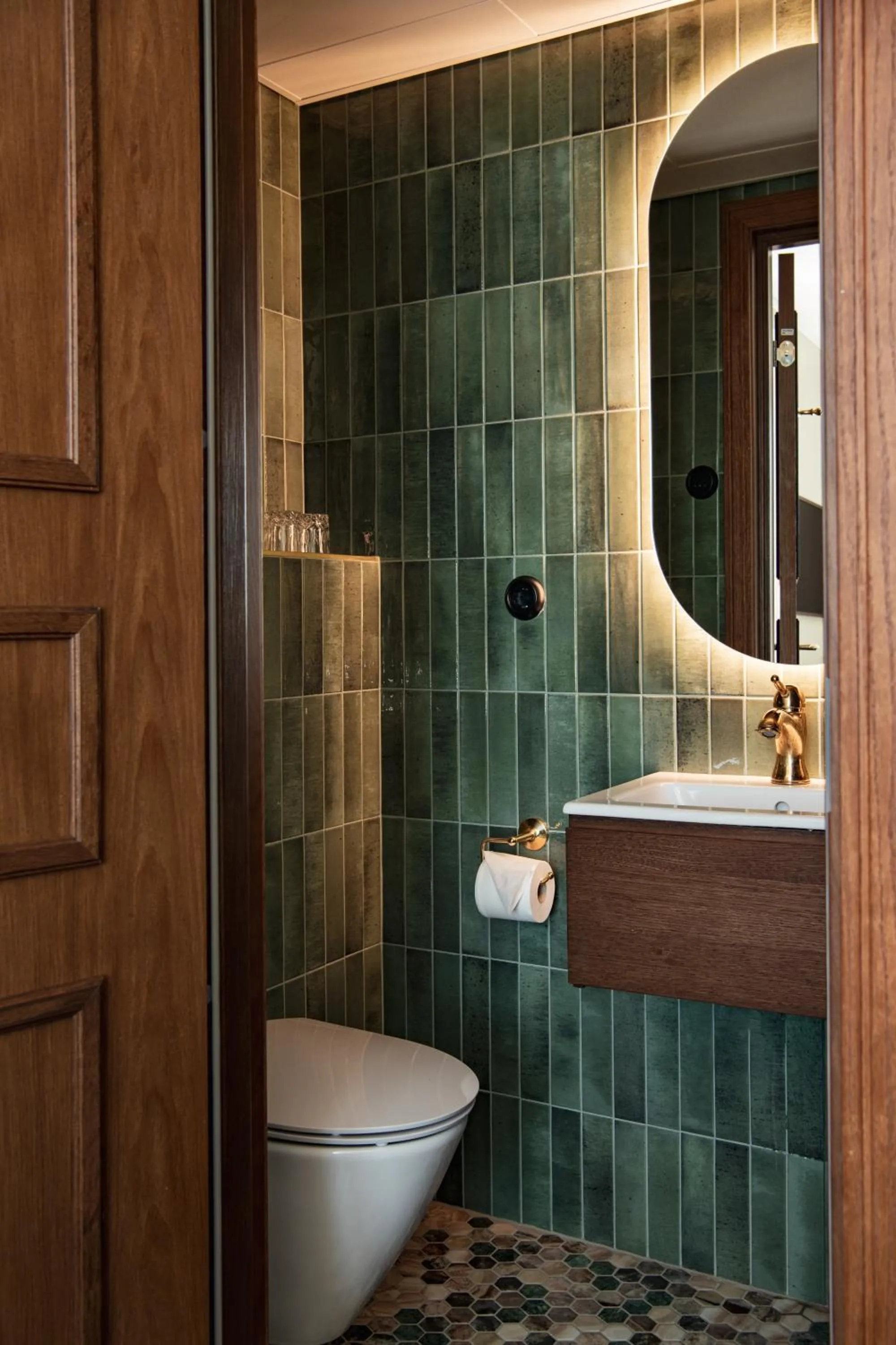 Bathroom in Åhus Gästgivaregård