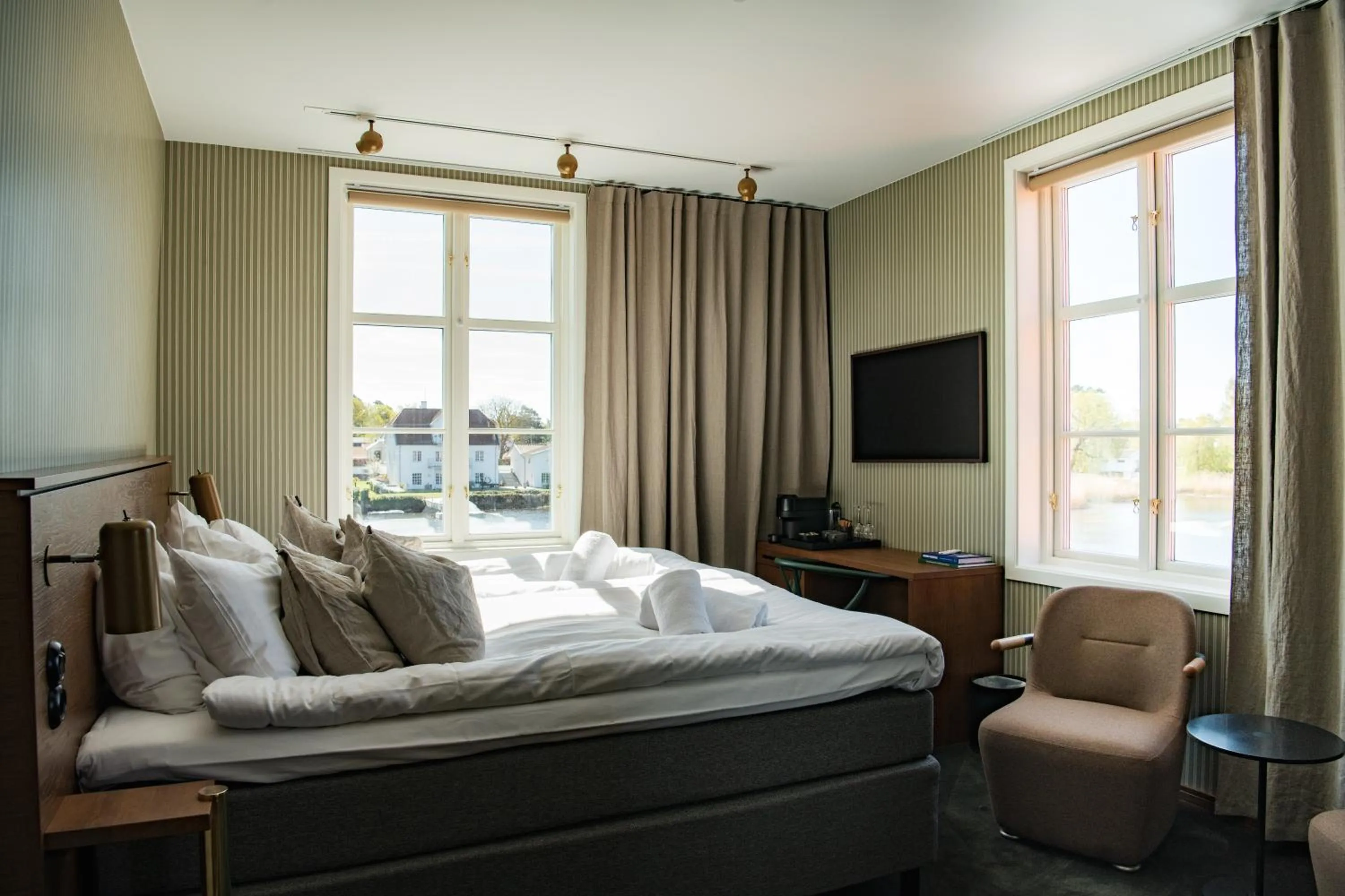 Bedroom in Åhus Gästgivaregård