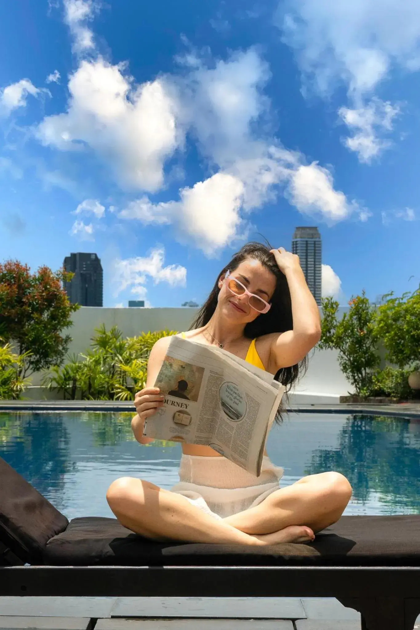 Swimming pool in NH Bangkok Asoke Swimming pool in NH Bangkok Asoke