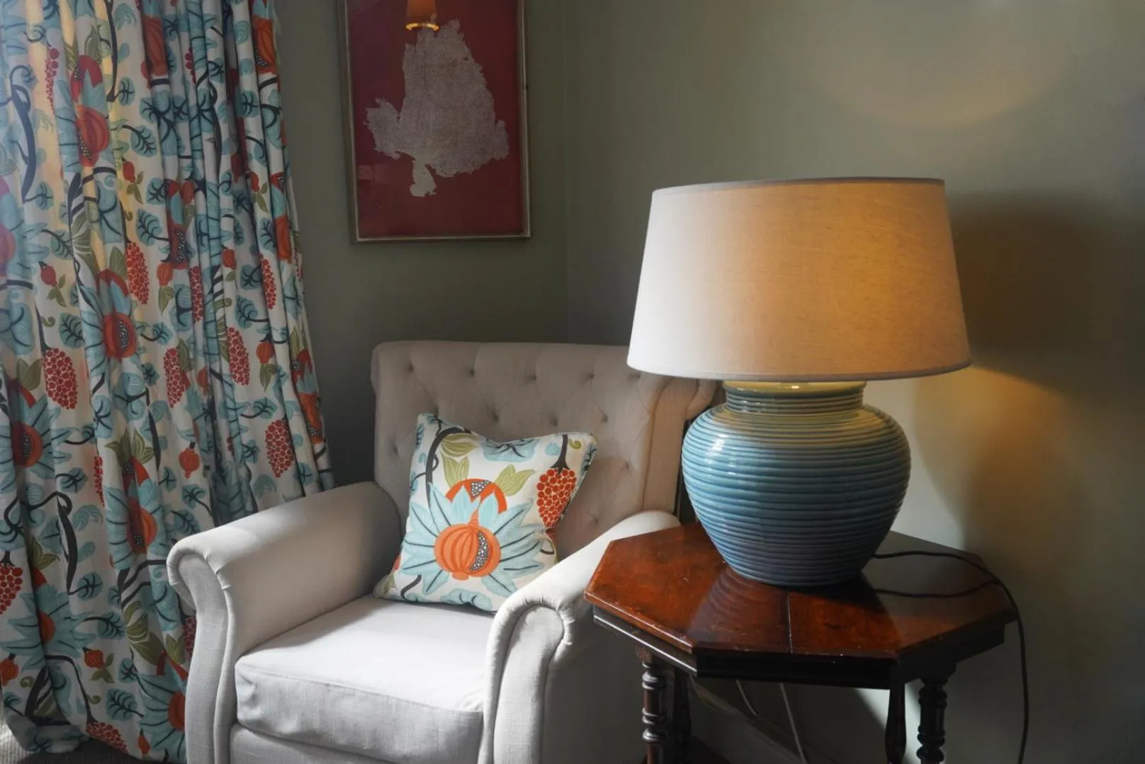 Seating area in Tower Hotel