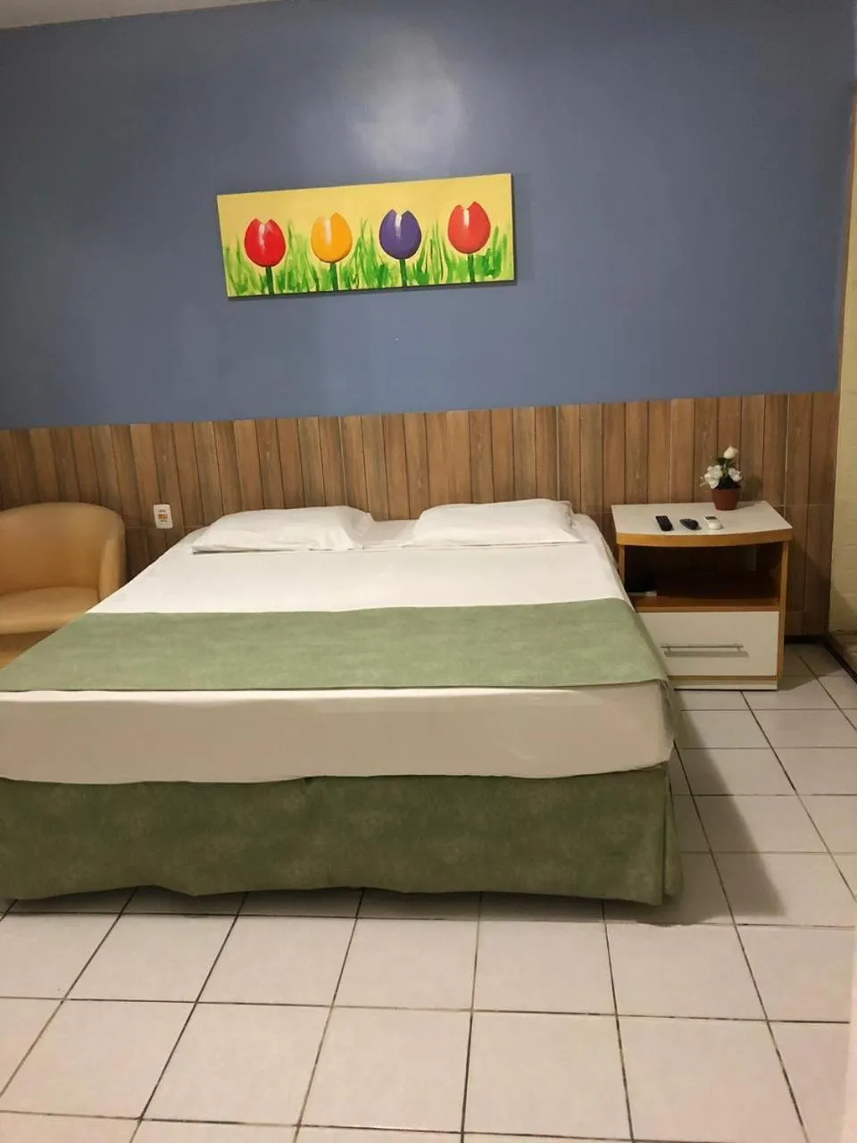 Bed in Raio de Sol Praia Hotel