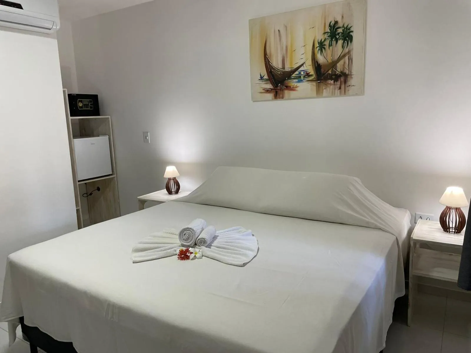 Bed in Pousada Villa Caju