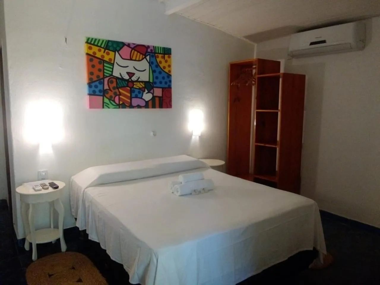 Bed in Pousada Villa Caju