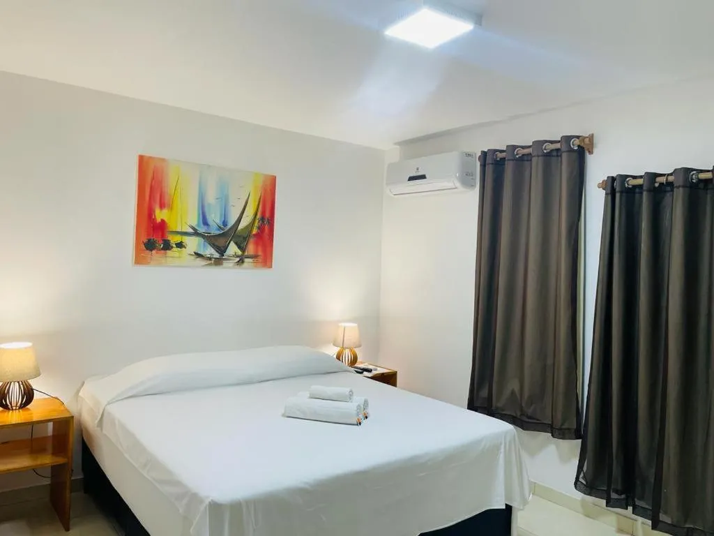 Bed in Pousada Villa Caju