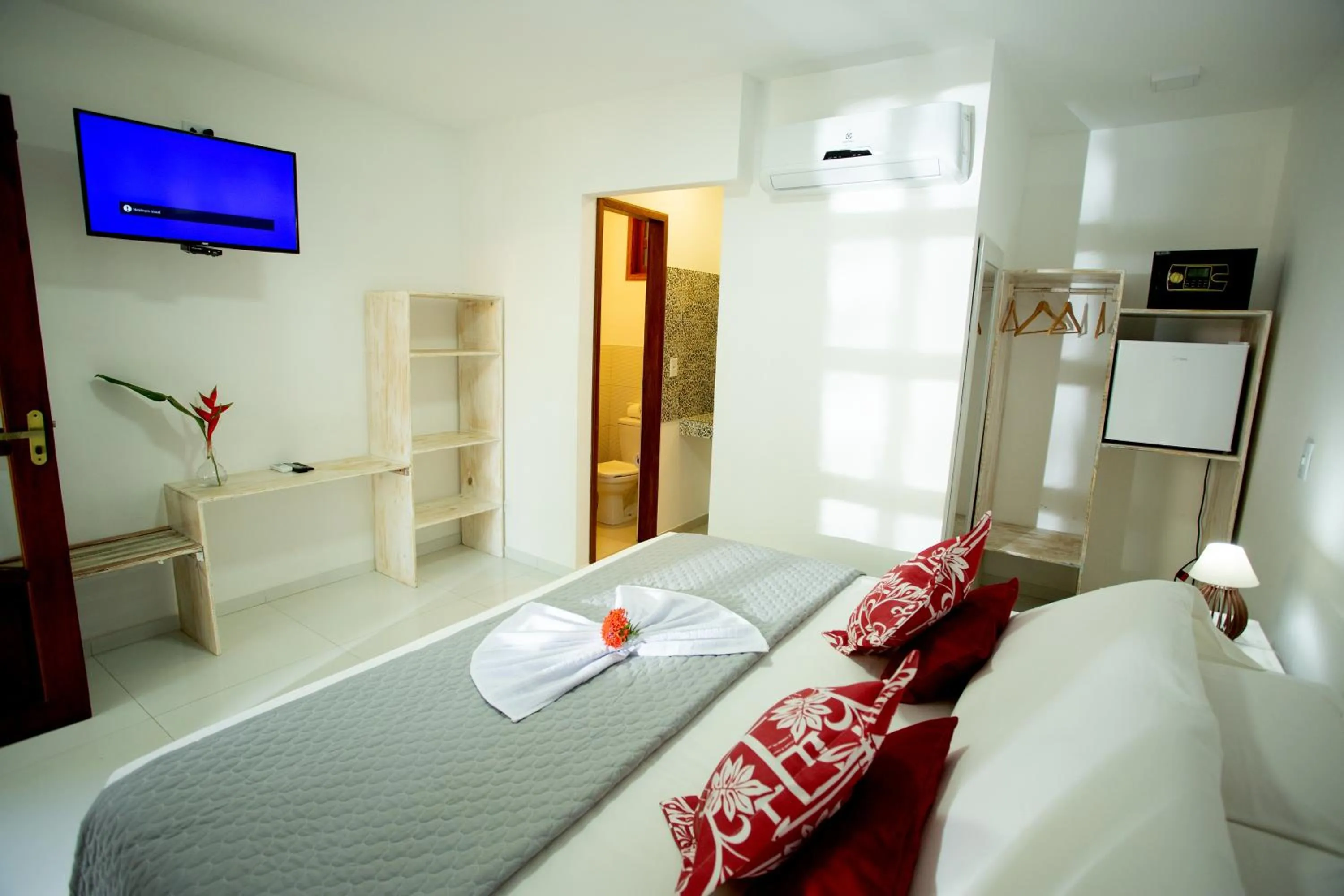 Bed in Pousada Villa Caju