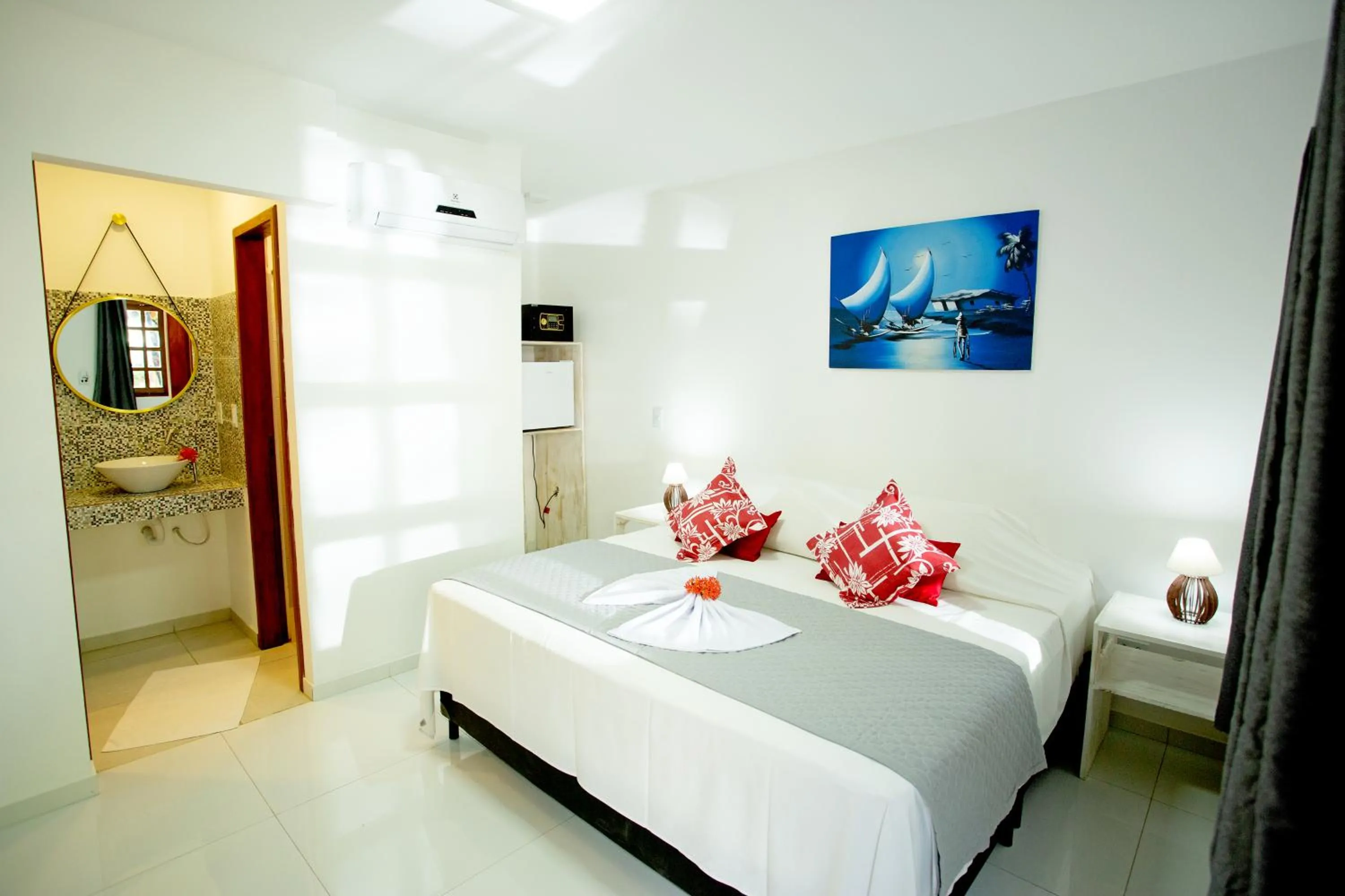 Bed in Pousada Villa Caju