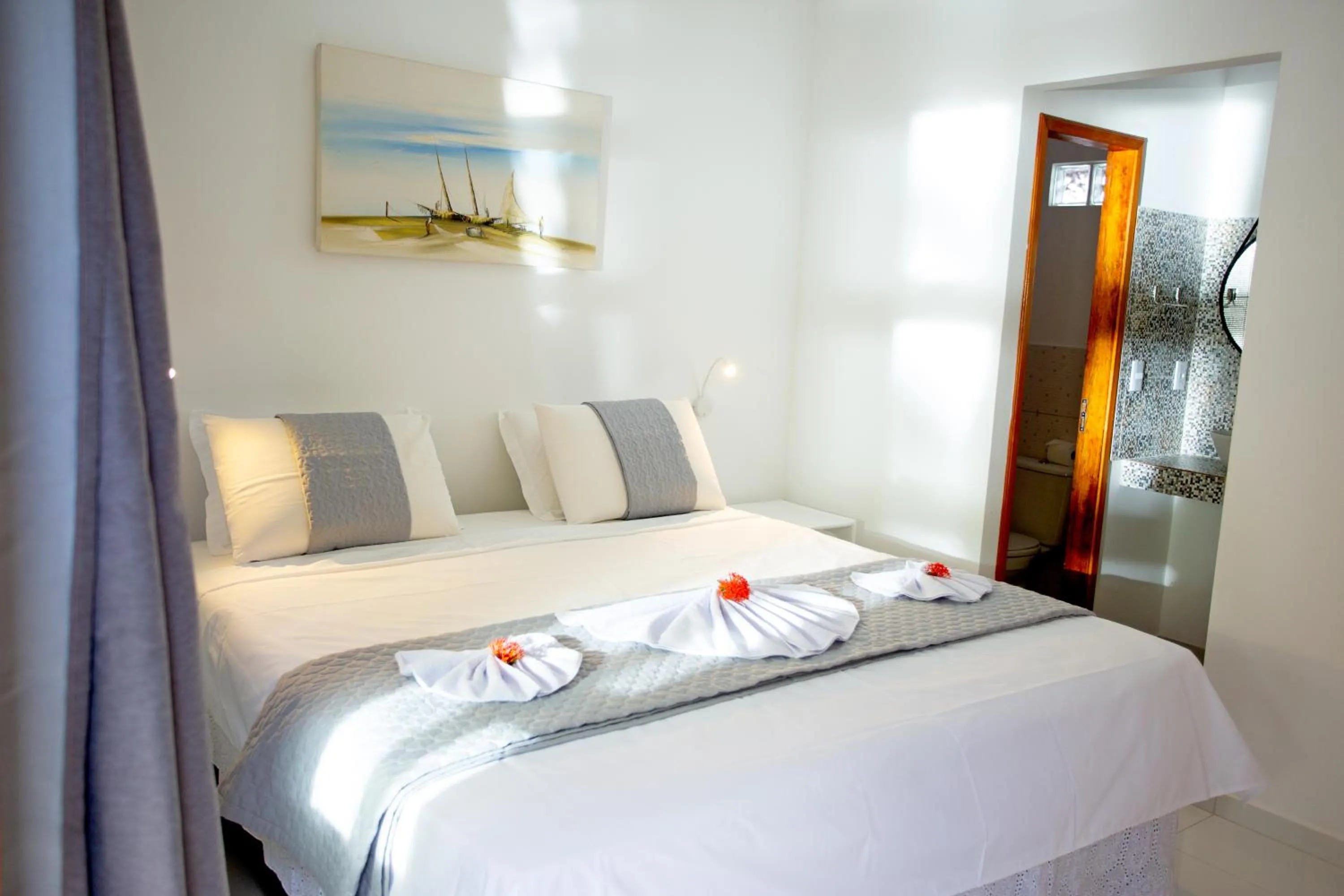 Bed in Pousada Villa Caju