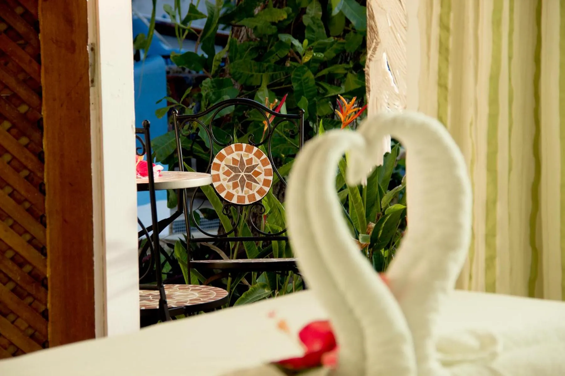 Decorative detail in Pousada Villa Caju