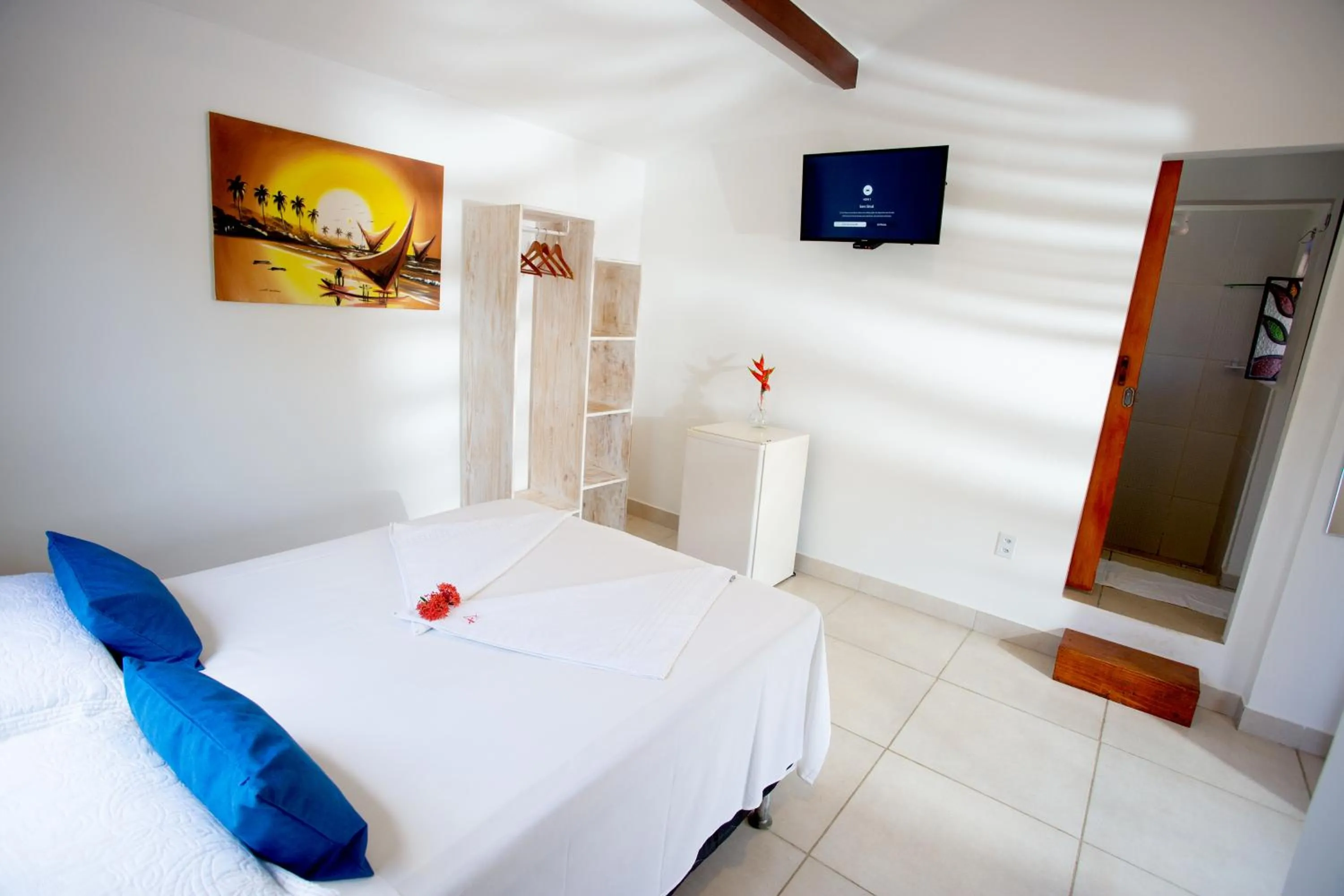 Bed in Pousada Villa Caju