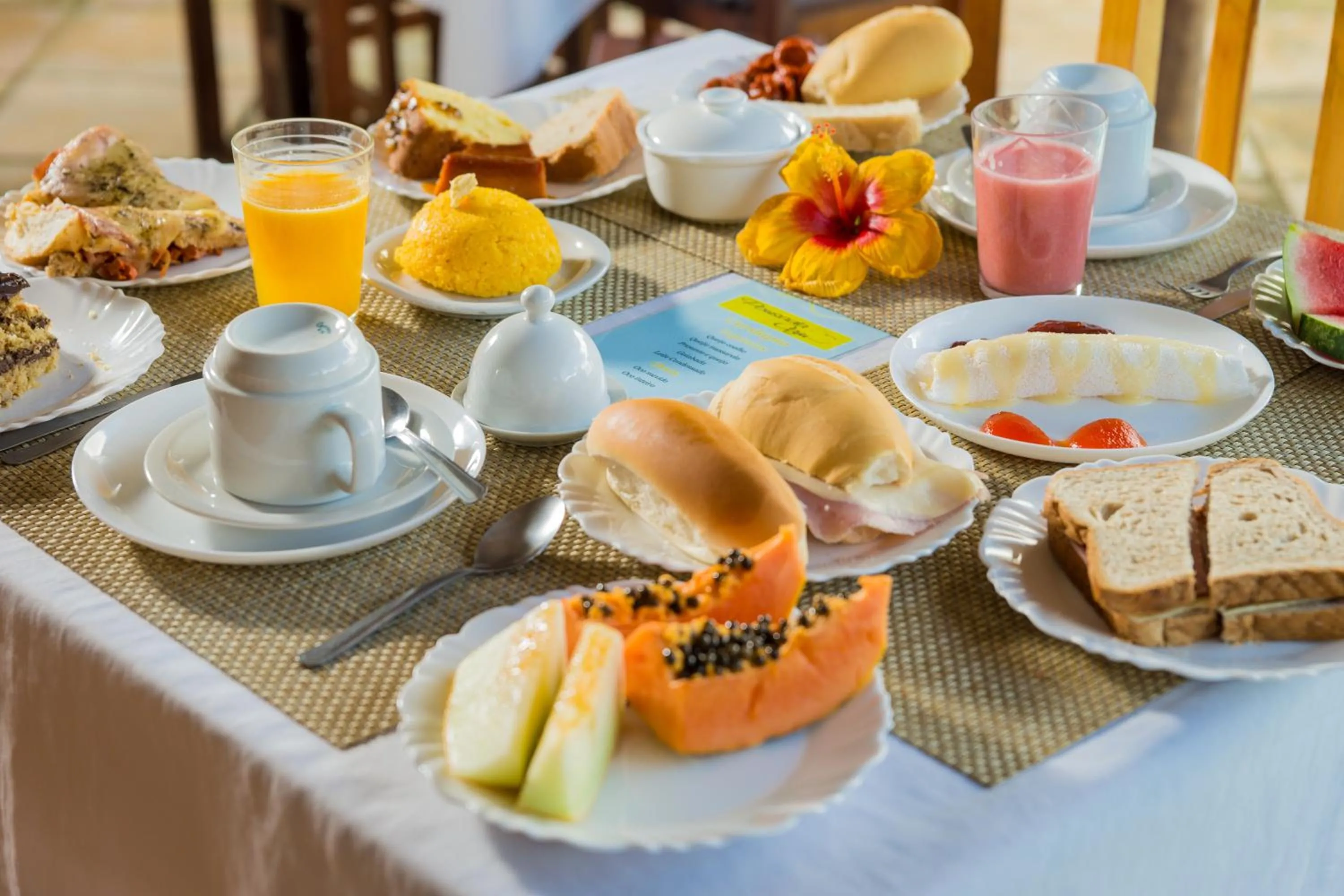 Breakfast in Pousada Villa Caju