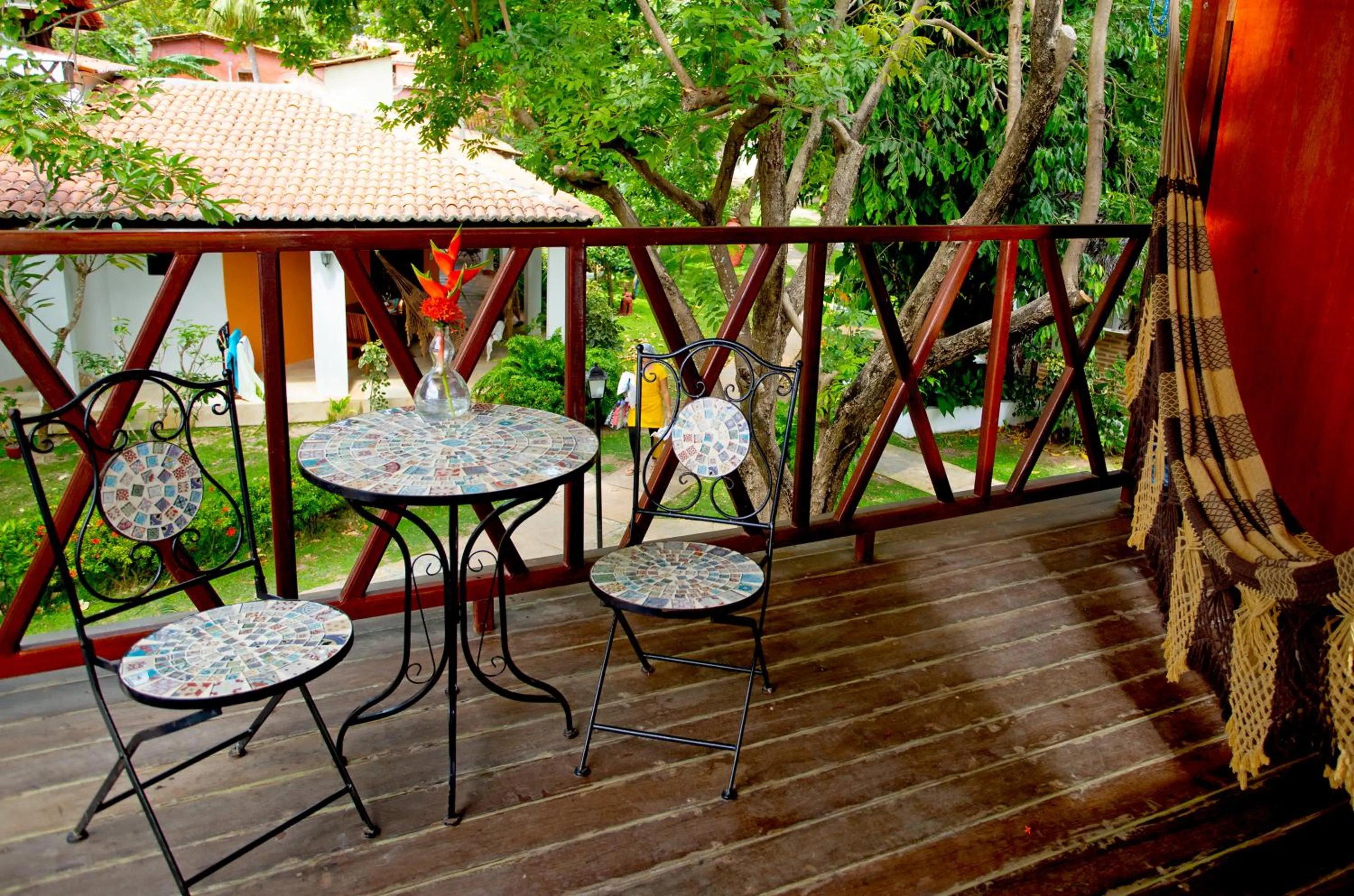 Patio in Pousada Villa Caju