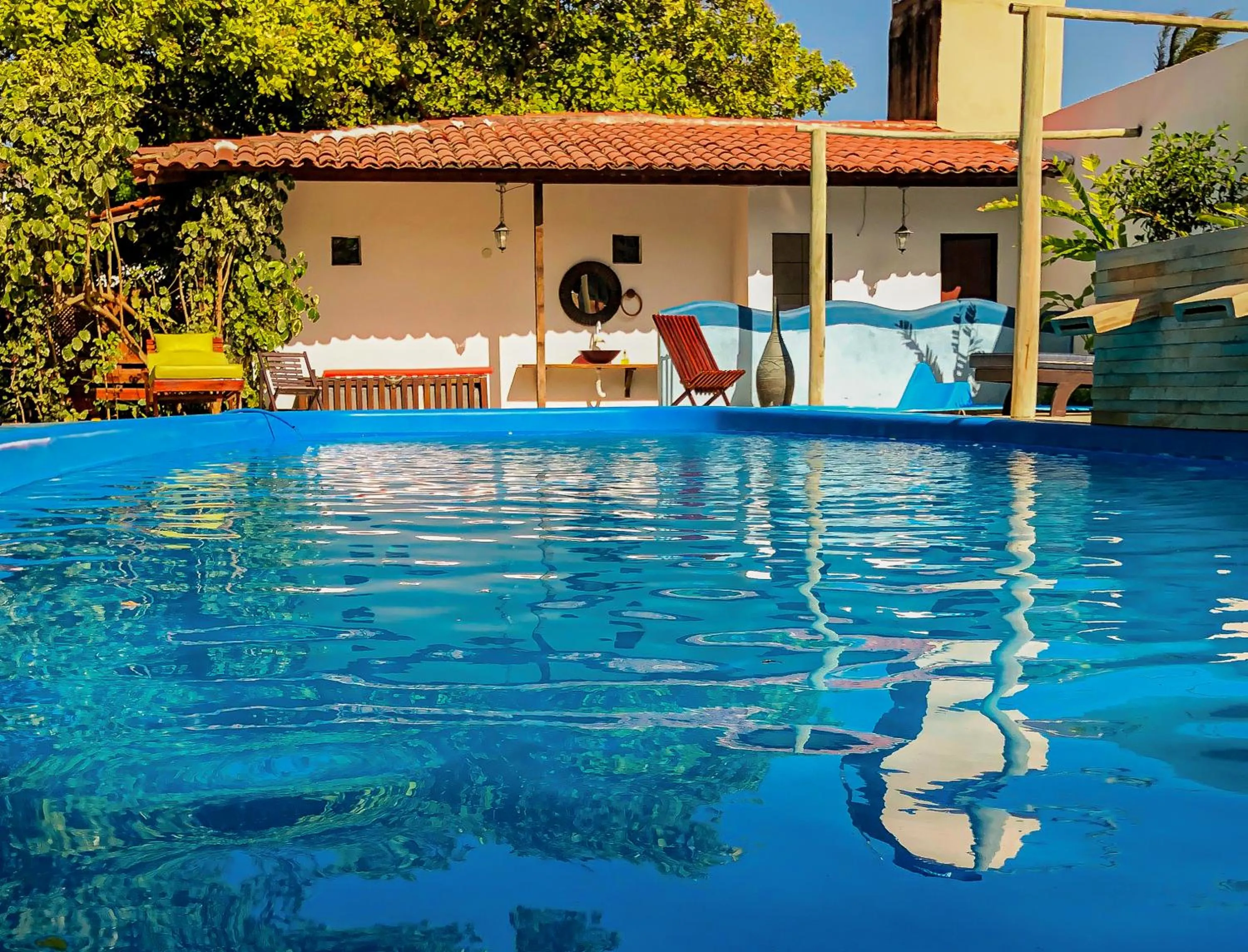 Swimming pool in Pousada Villa Caju