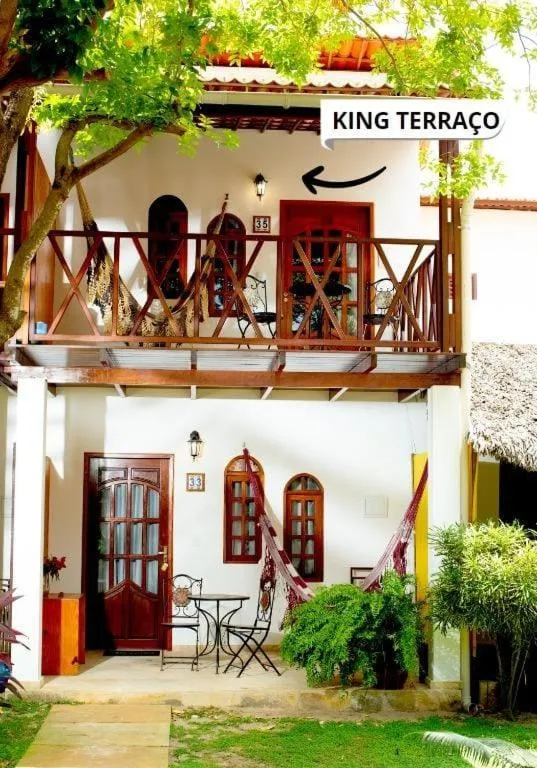 Balcony/Terrace in Pousada Villa Caju