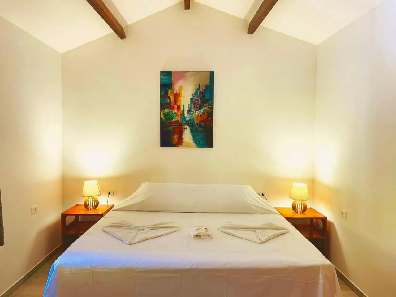 Bed in Pousada Villa Caju