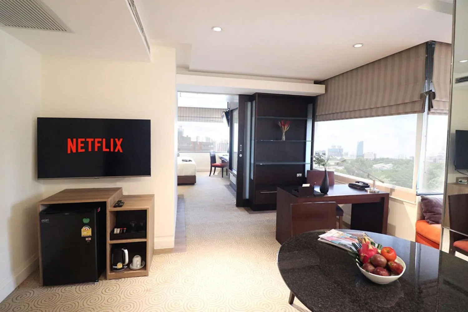 Seating area in The Quarter Saladaeng by UHG