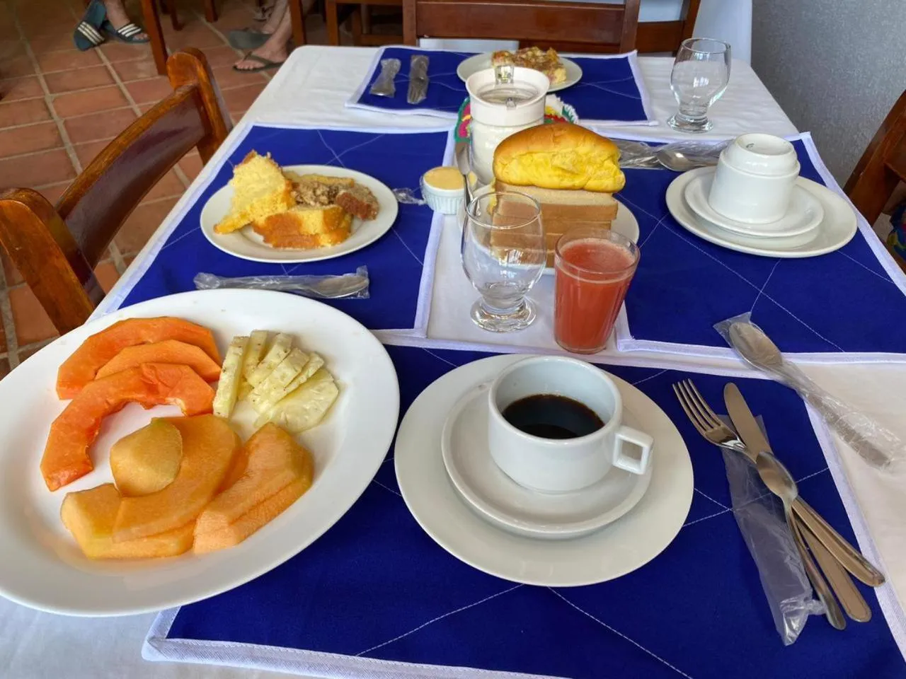 Breakfast in Pousada Pedra Furada