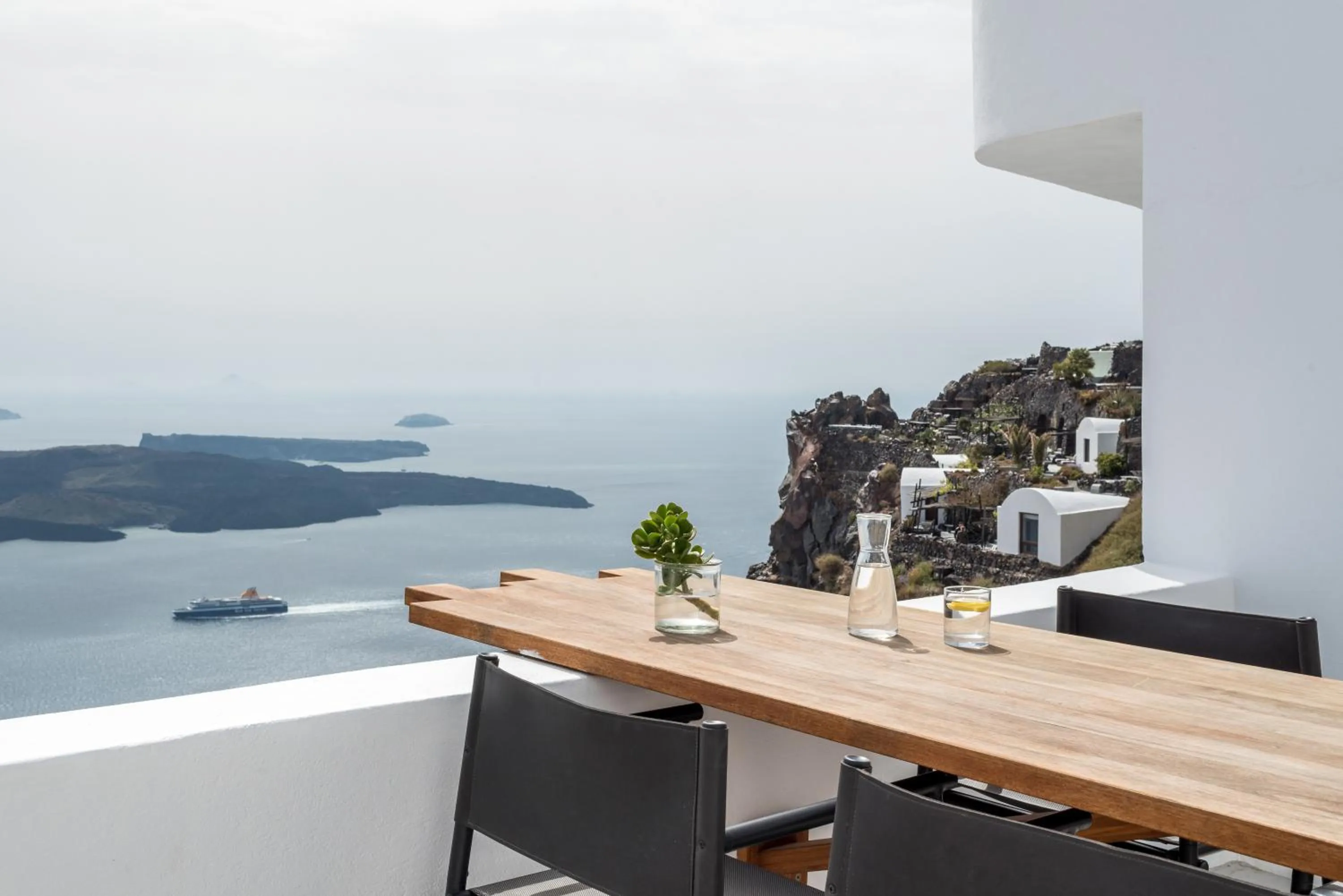 Balcony/Terrace in Honeymoon Petra Villas