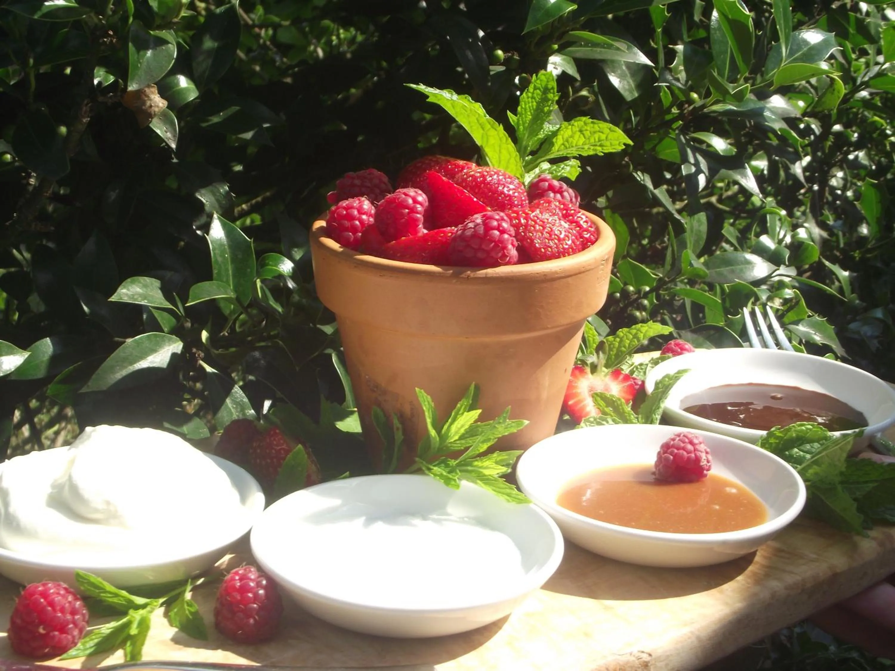 Food close-up in Yalbury Cottage
