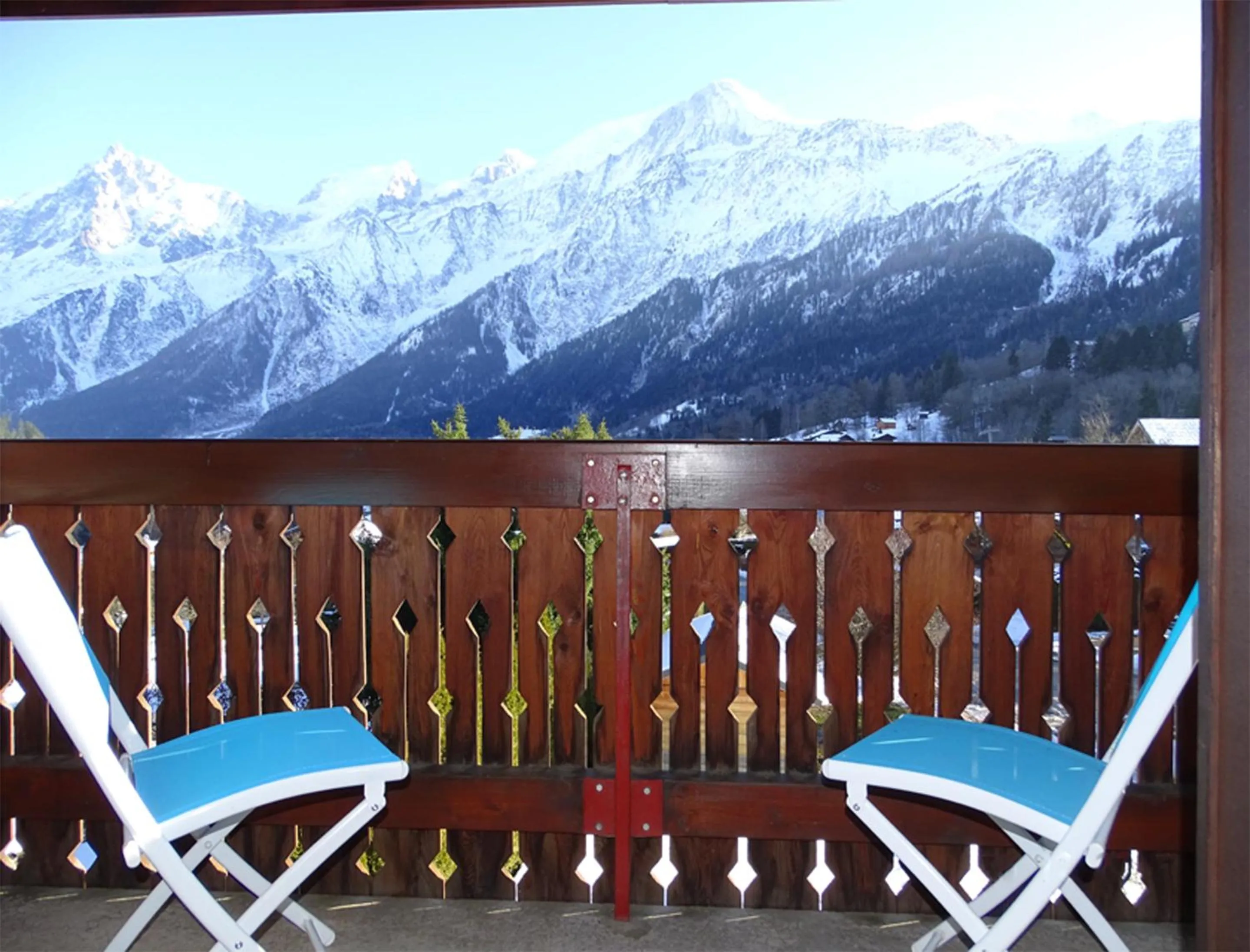 Balcony/Terrace in Chalet La Barme Les Houches Vallée de Chamonix