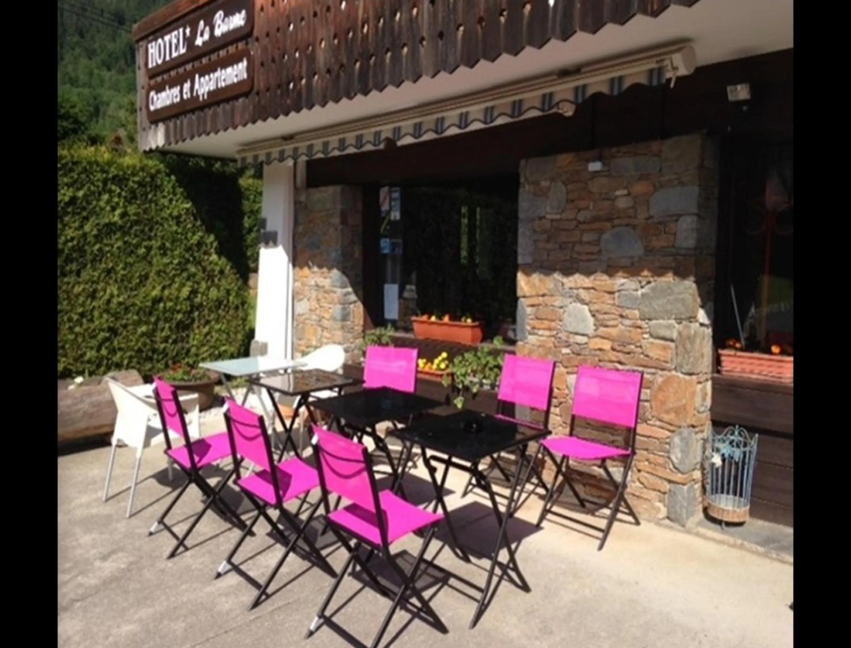 Patio in Chalet La Barme Les Houches Vallée de Chamonix