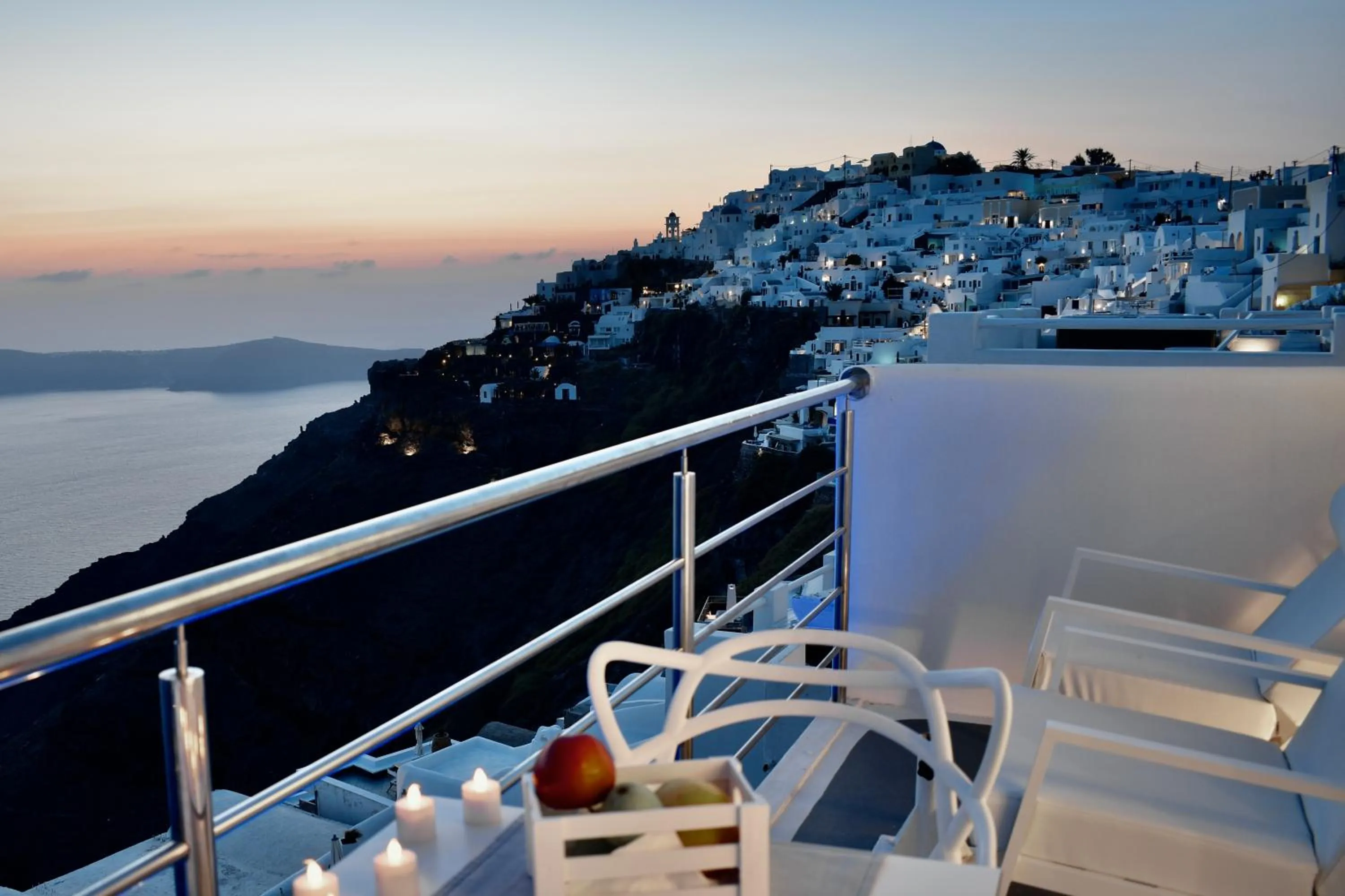 Balcony/Terrace in Aeolos Art & Eco Suites Adults Only