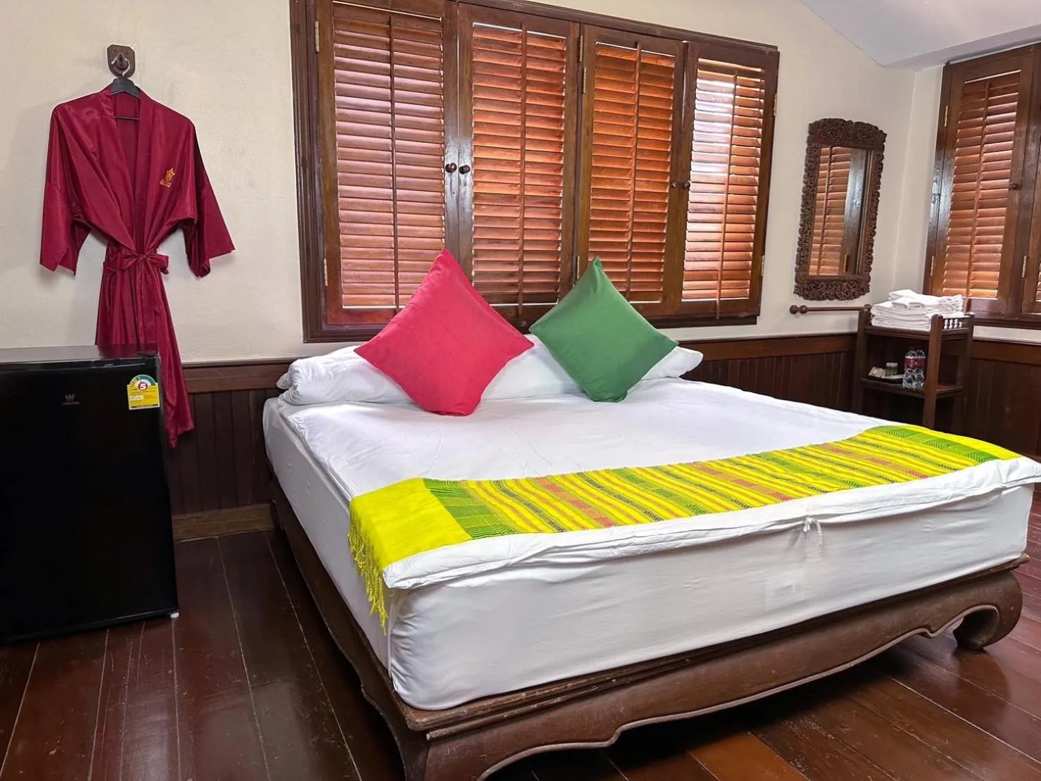 Bed in The Siam Heritage Hotel