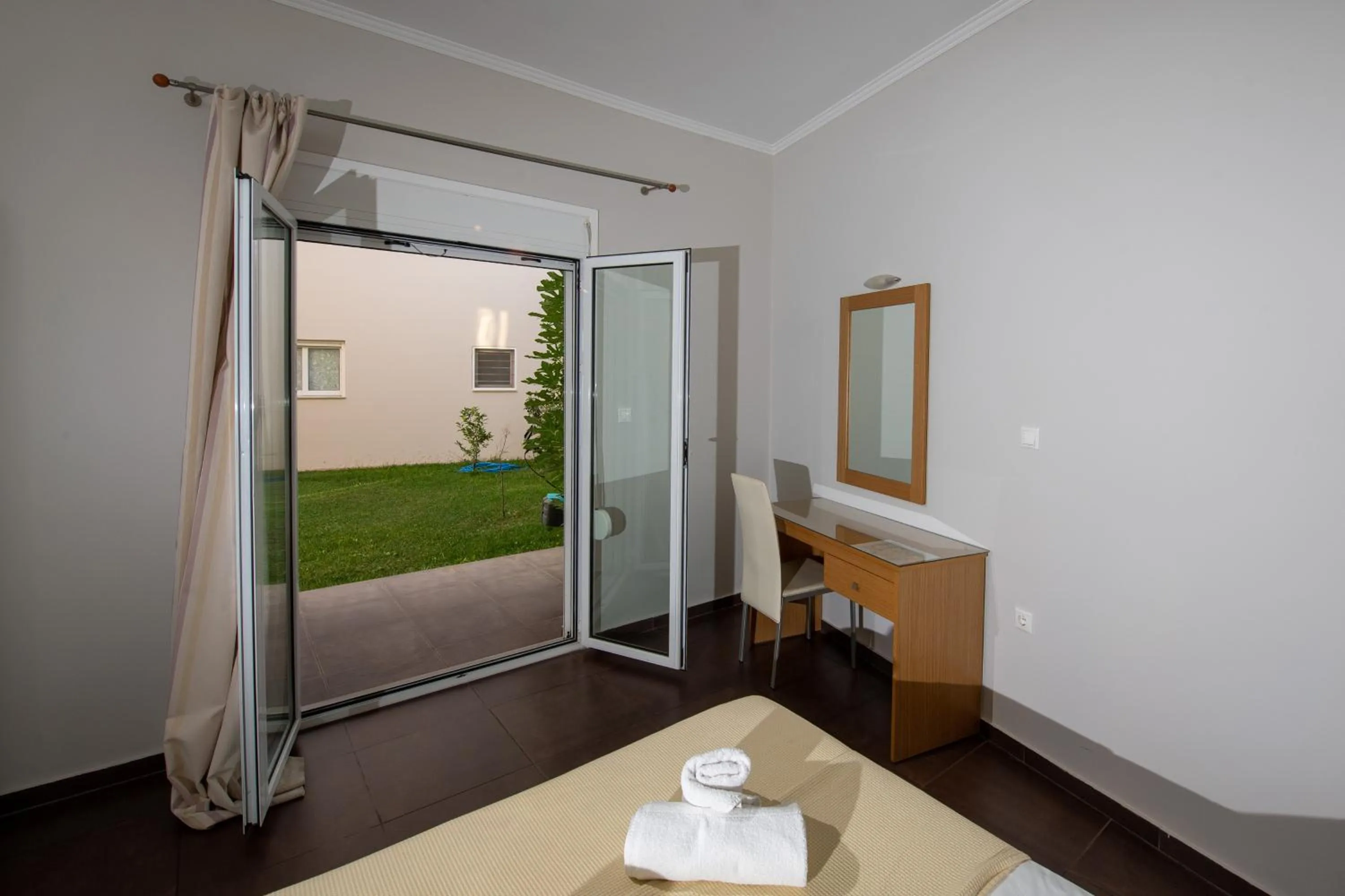 Bed in Alkistis Hotel