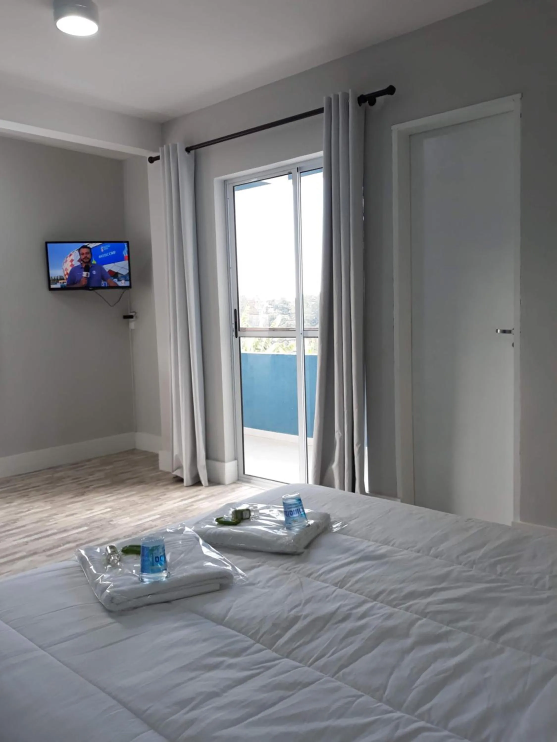 Bed in Pousada TOP Mairiporã