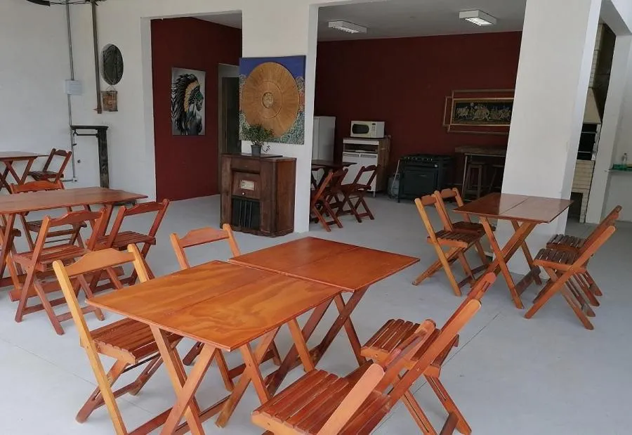 Kitchen or kitchenette in Pousada TOP Mairiporã