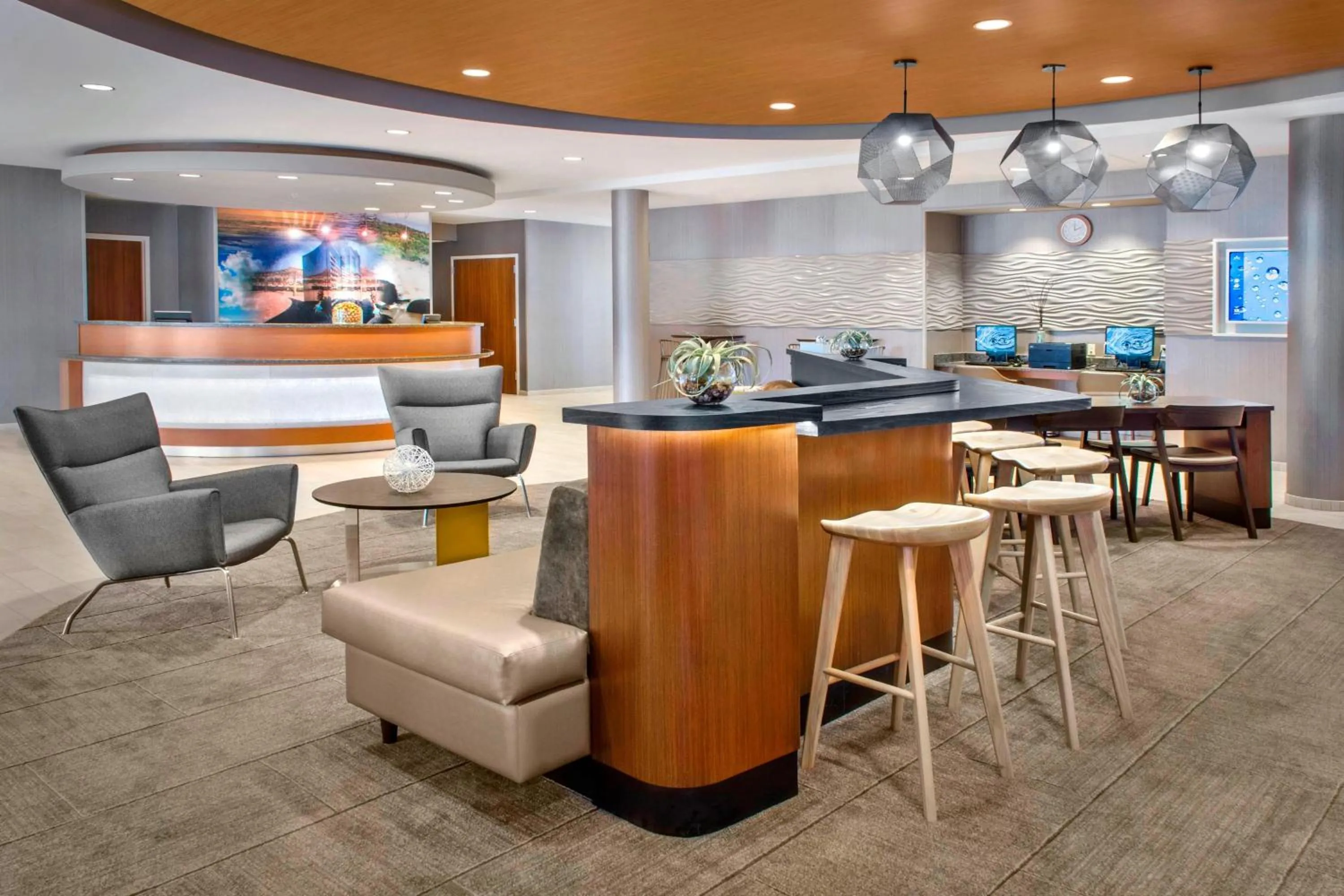 Lobby or reception in SpringHill Suites Long Island Brookhaven