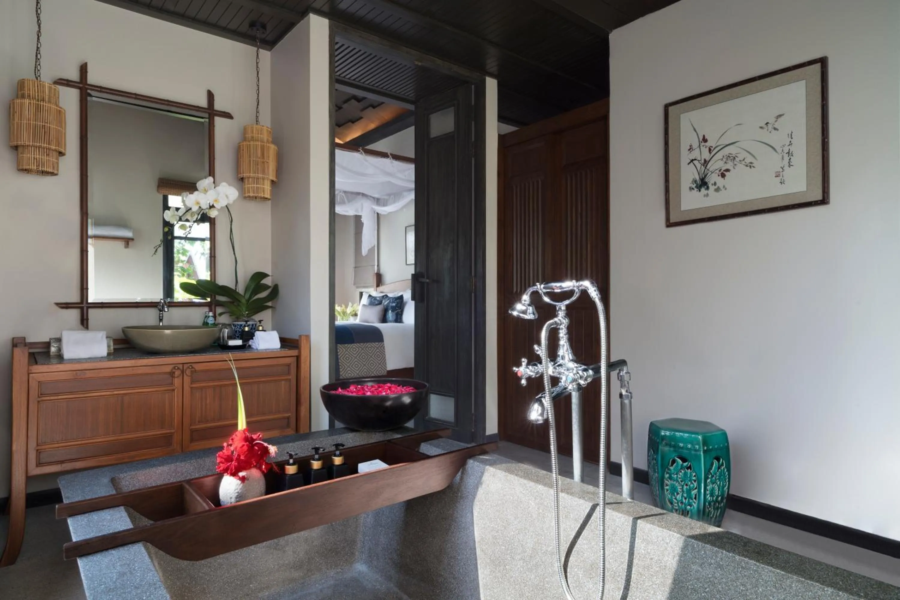 Bathroom in Anantara Lawana Koh Samui Resort