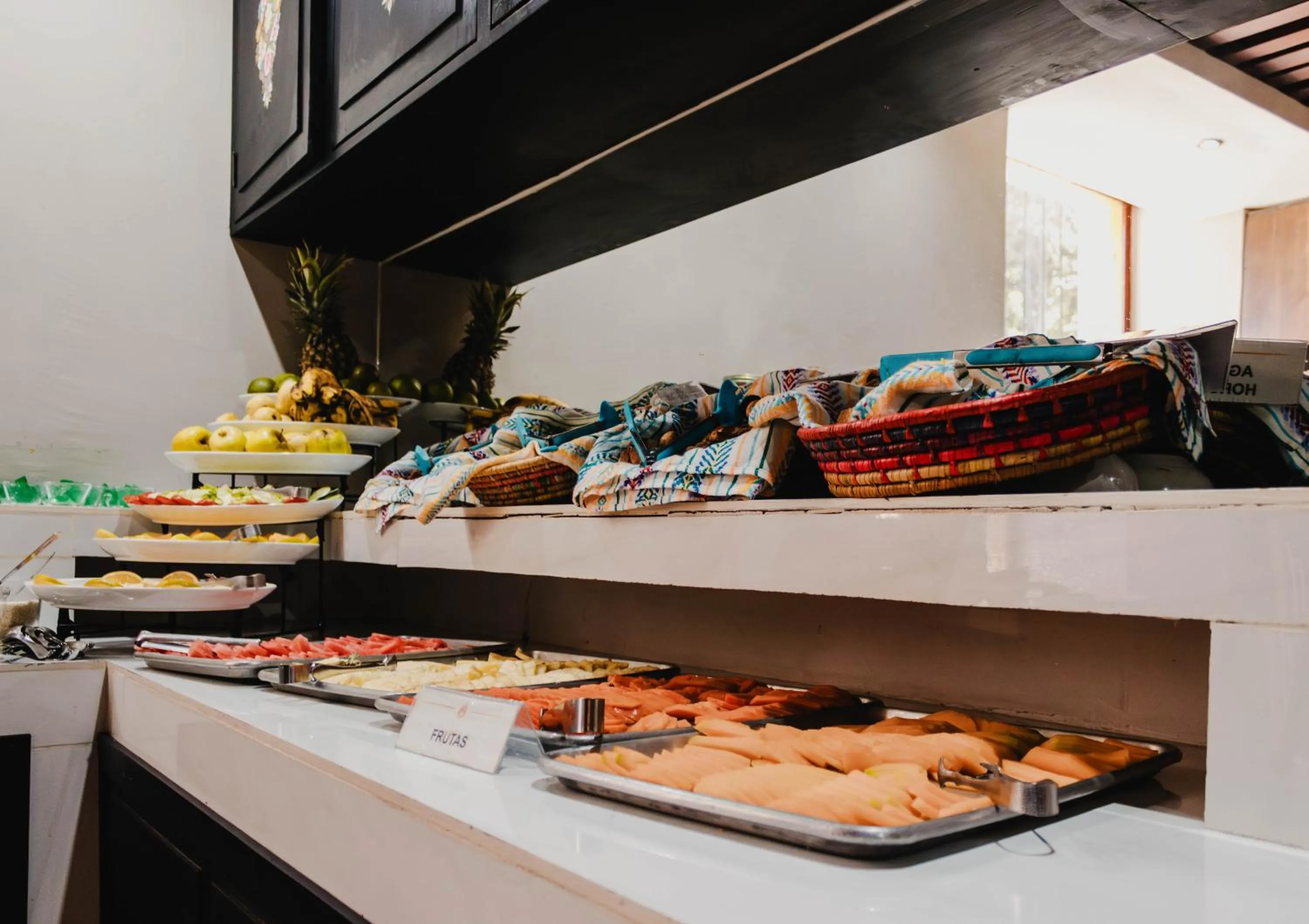 Buffet breakfast in Hotel Mansion Del Valle