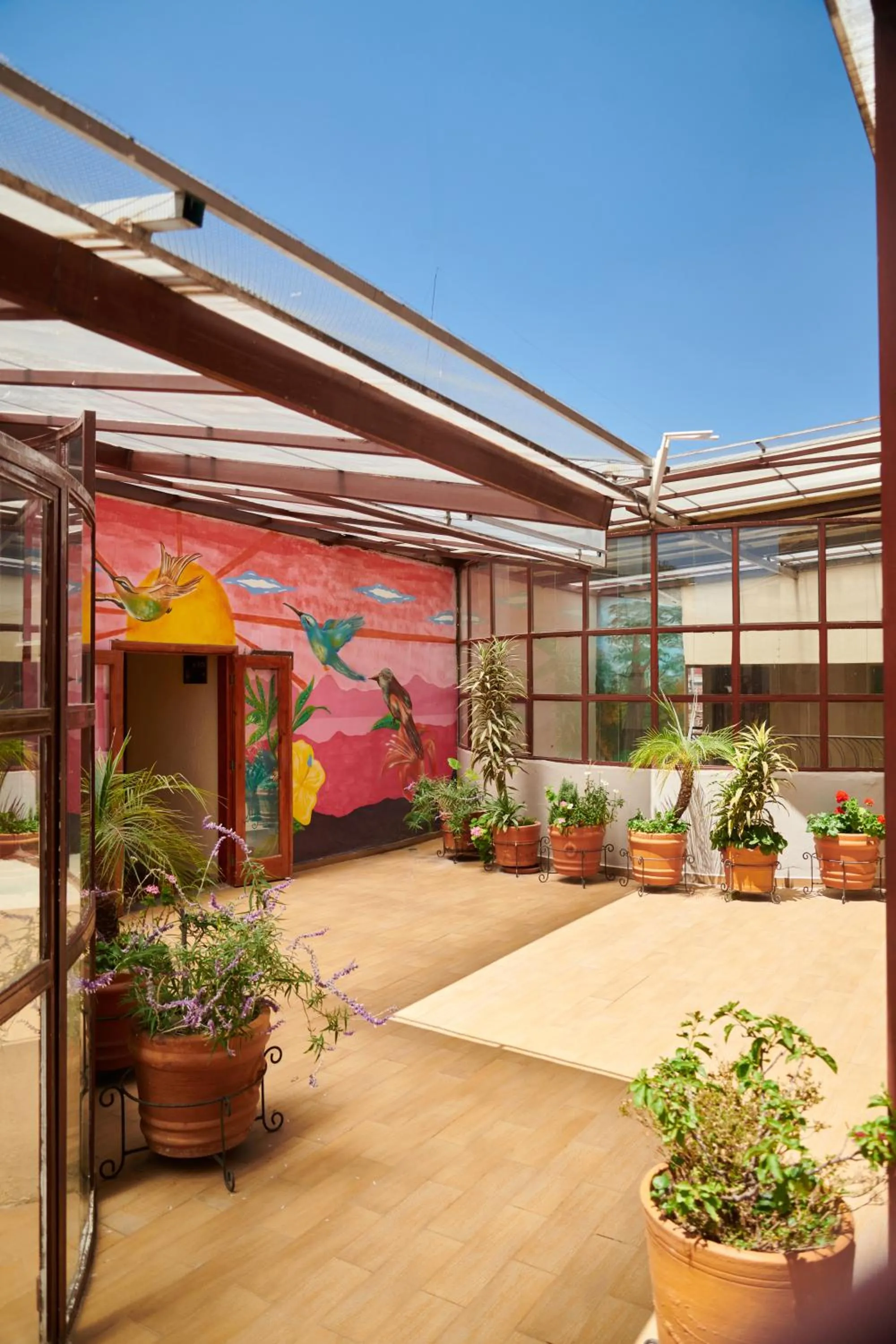 Balcony/Terrace in Hotel Mansion Del Valle