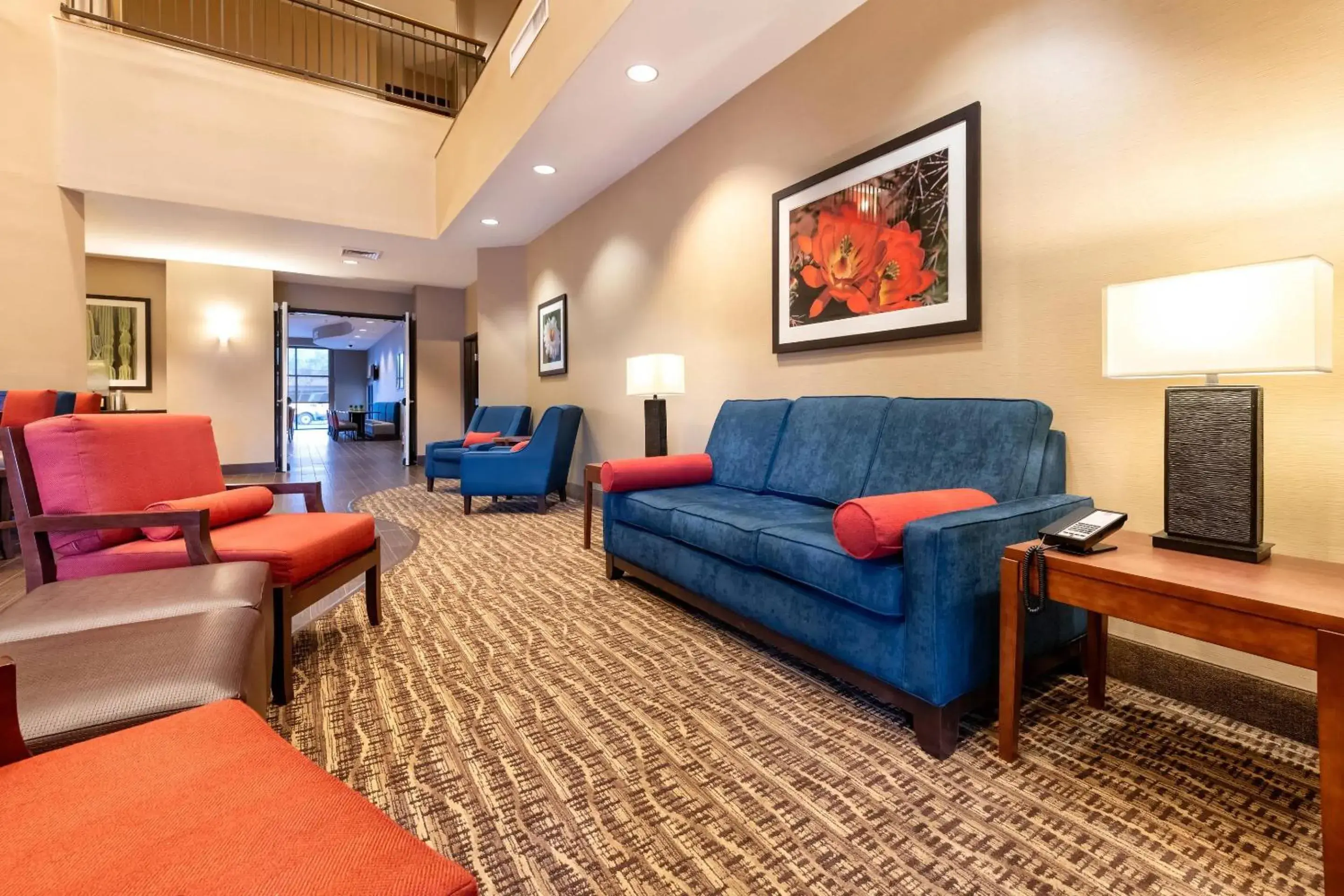 Lobby or reception in Comfort Suites Goodyear-West Phoenix Lobby or reception in Comfort Suites Goodyear-West Phoenix