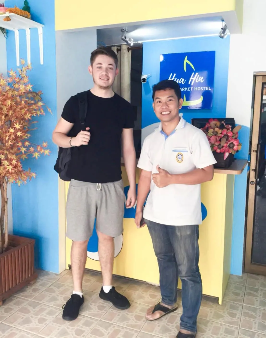 Staff in HuaHin Night Market Hostel