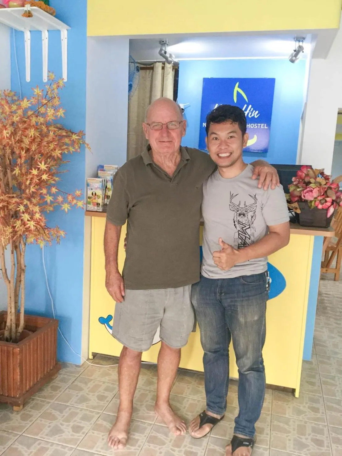 Staff in HuaHin Night Market Hostel