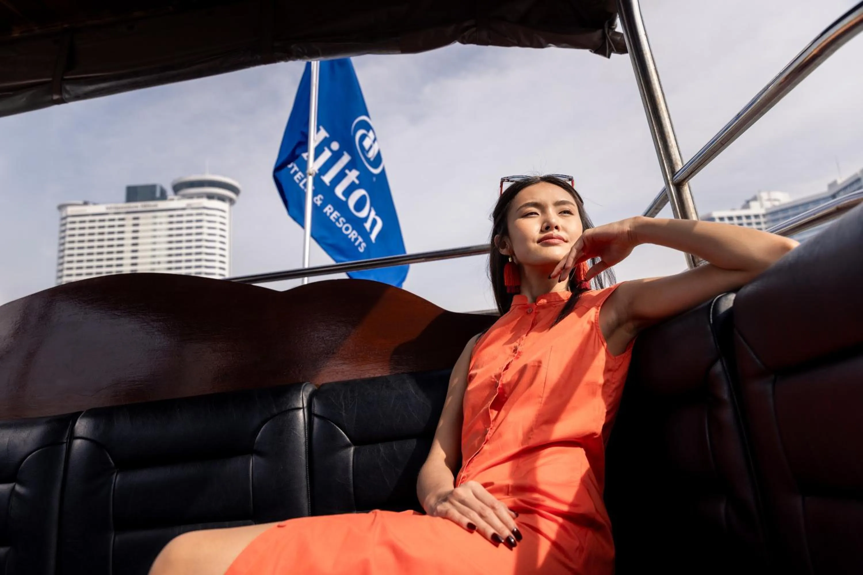 River view in Millennium Hilton Bangkok