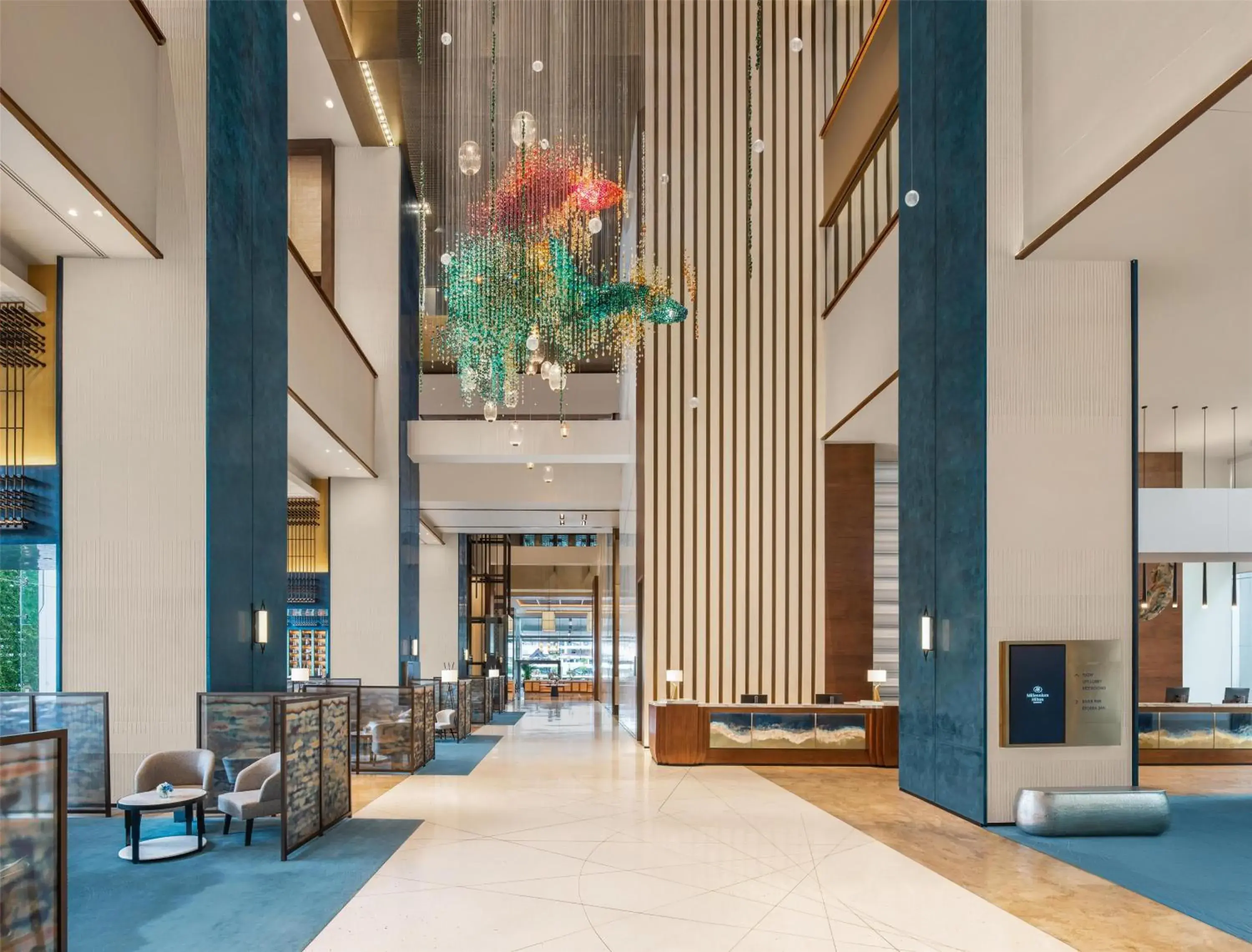 Lobby or reception in Millennium Hilton Bangkok Lobby or reception in Millennium Hilton Bangkok