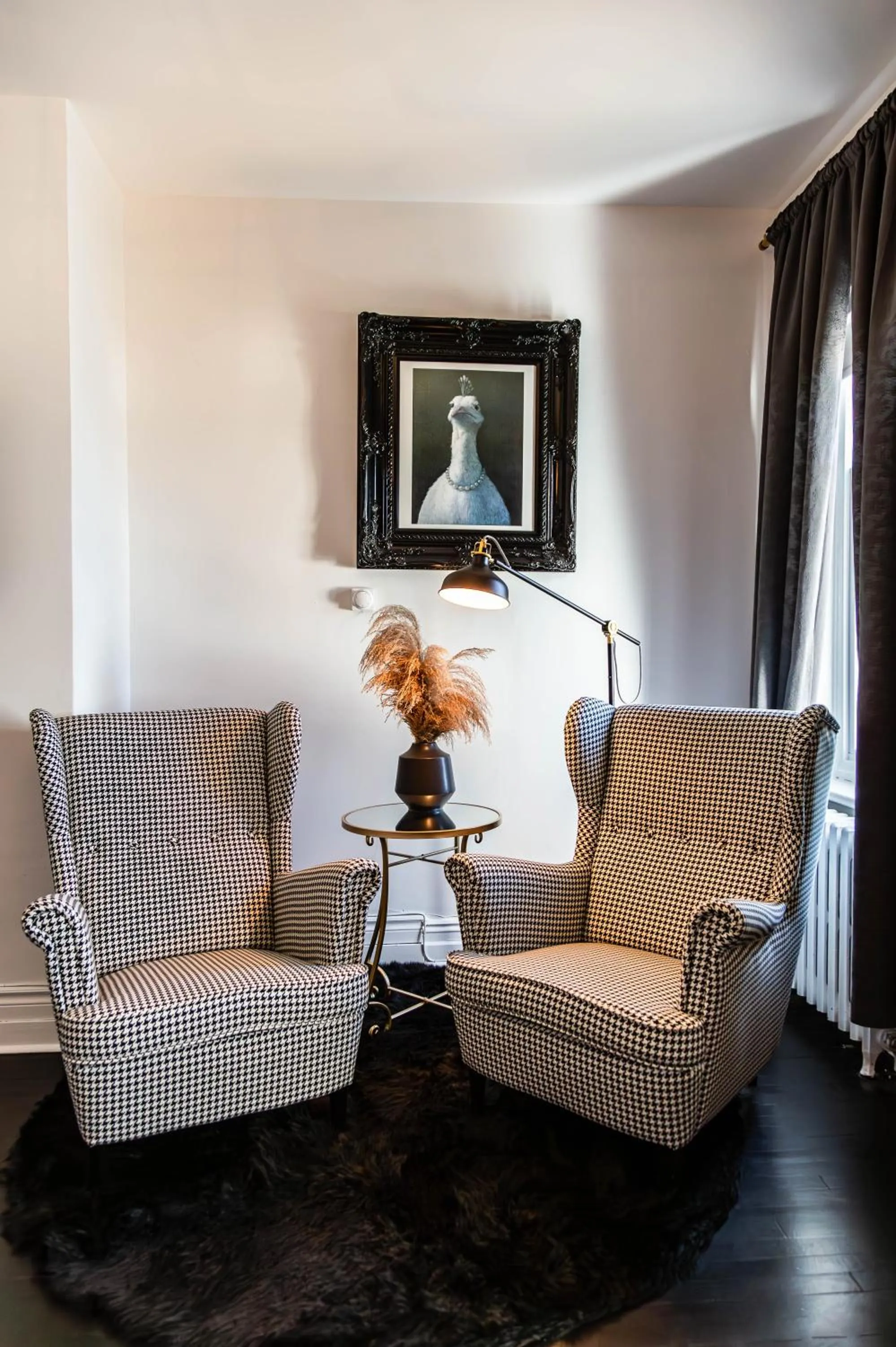 Living room in Manoir Becancourt Hotel