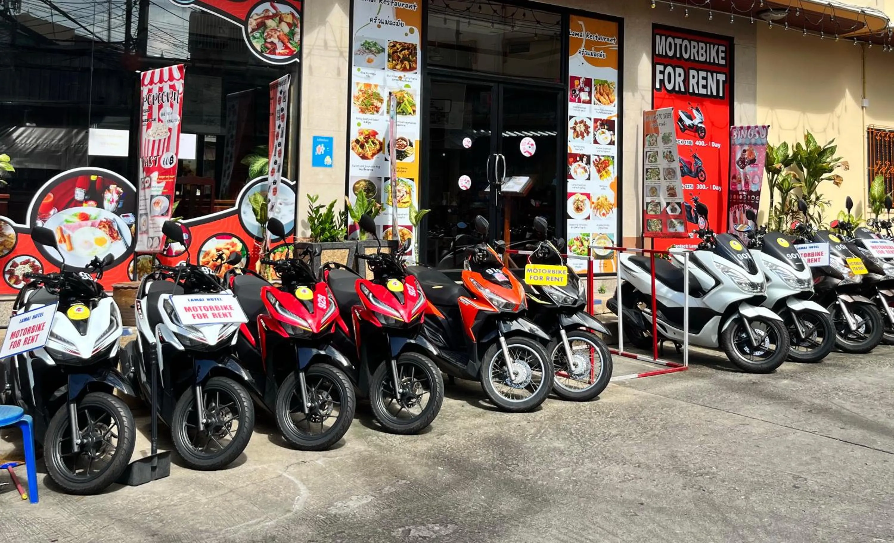Parking in Lamai Guesthouse