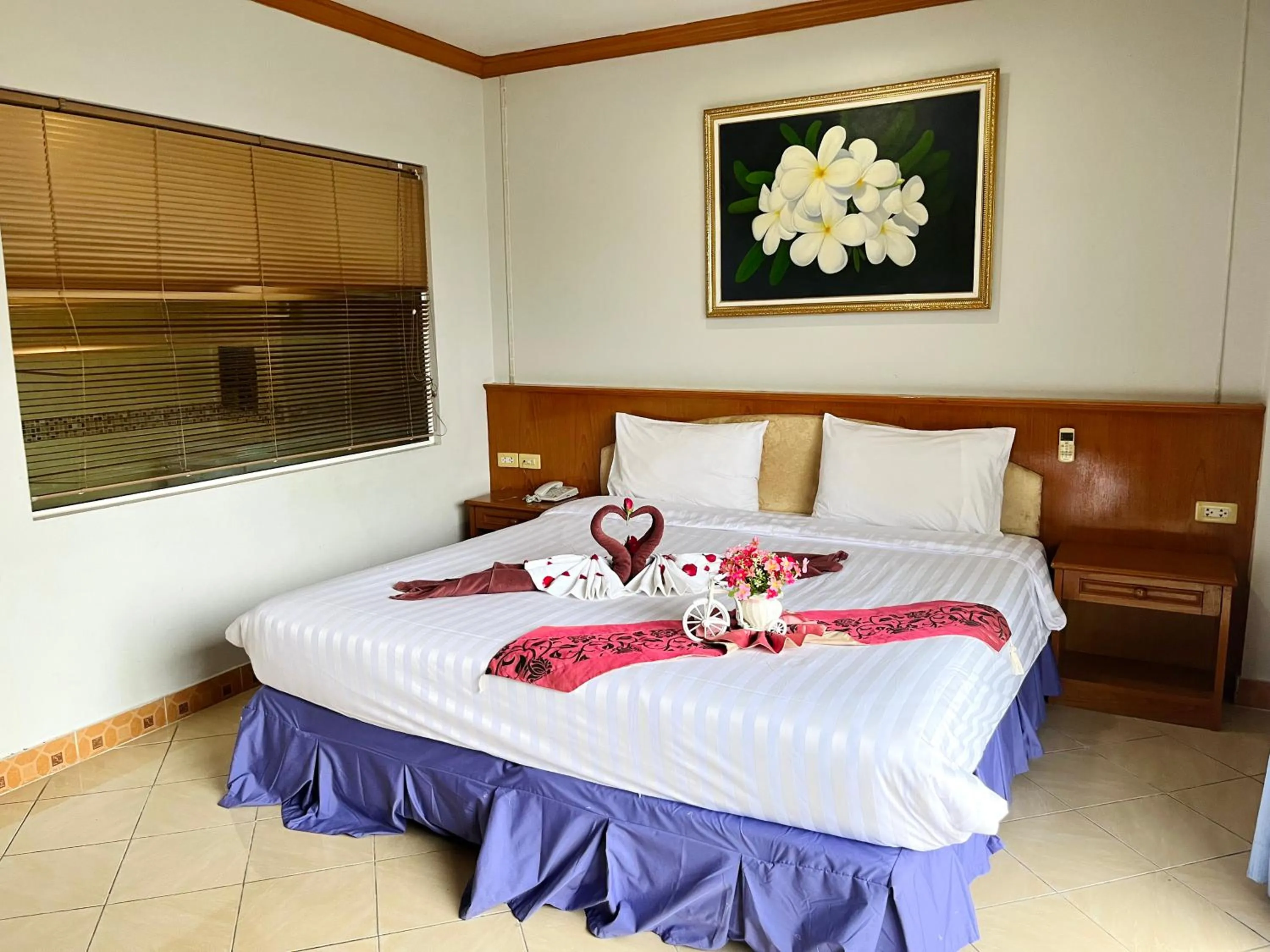 Bed in Lamai Guesthouse