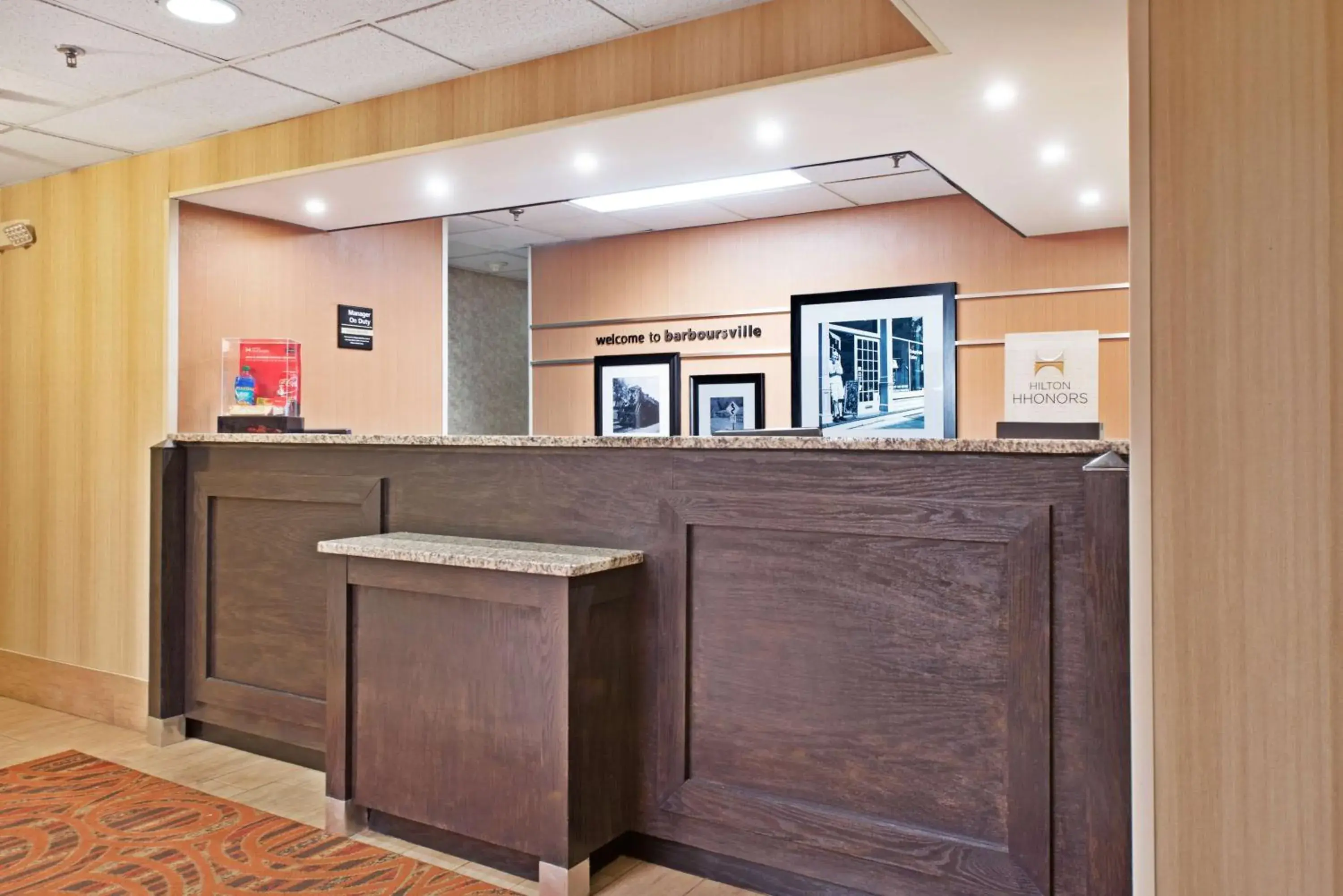 Lobby or reception in Hampton Inn Huntington/Barboursville Lobby or reception in Hampton Inn Huntington/Barboursville